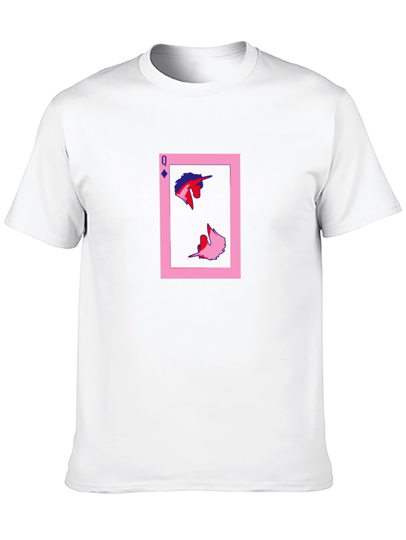 Queen Card Graphic Tee - Unique Design