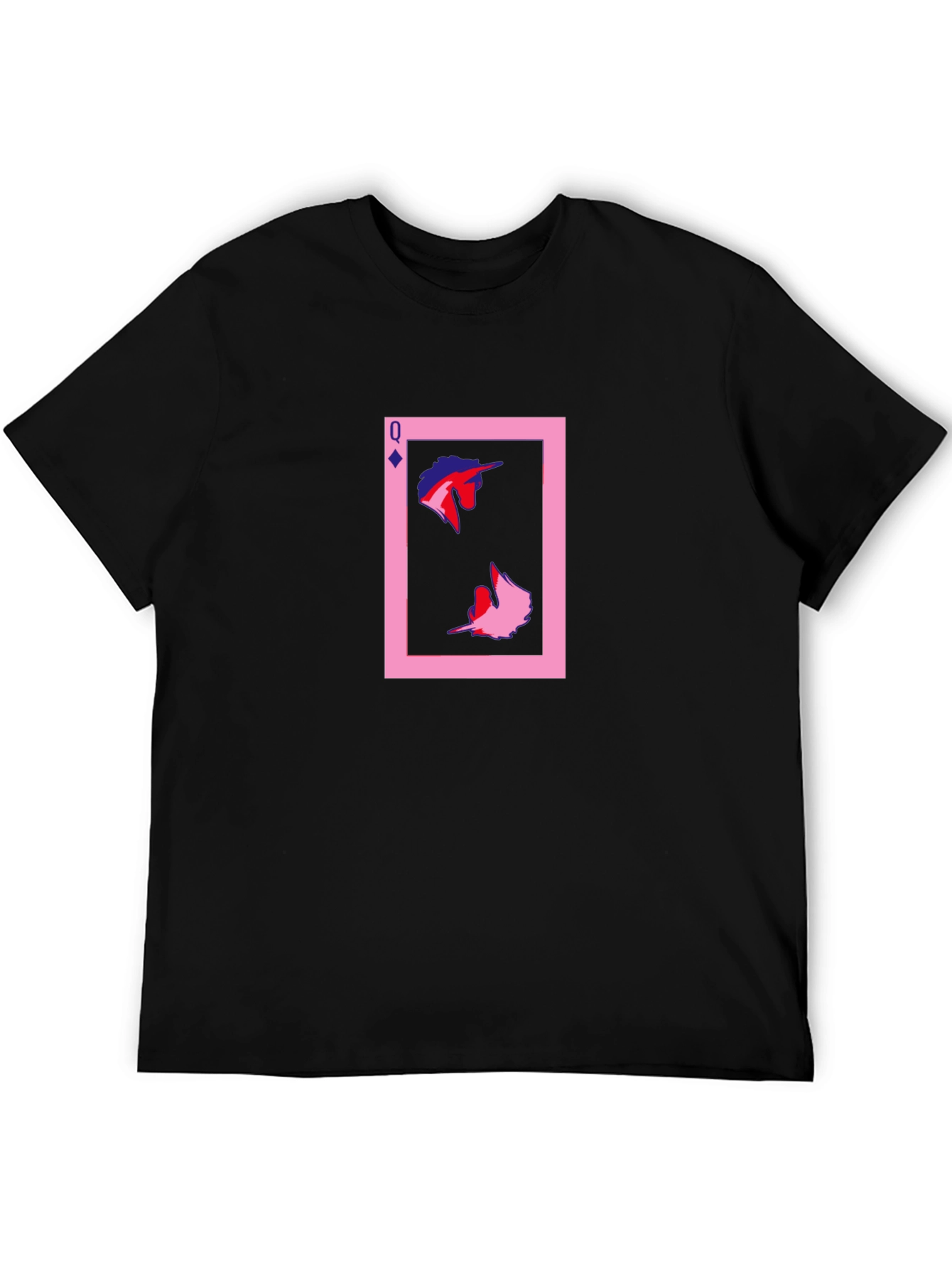 Queen Card Graphic Tee - Unique Design