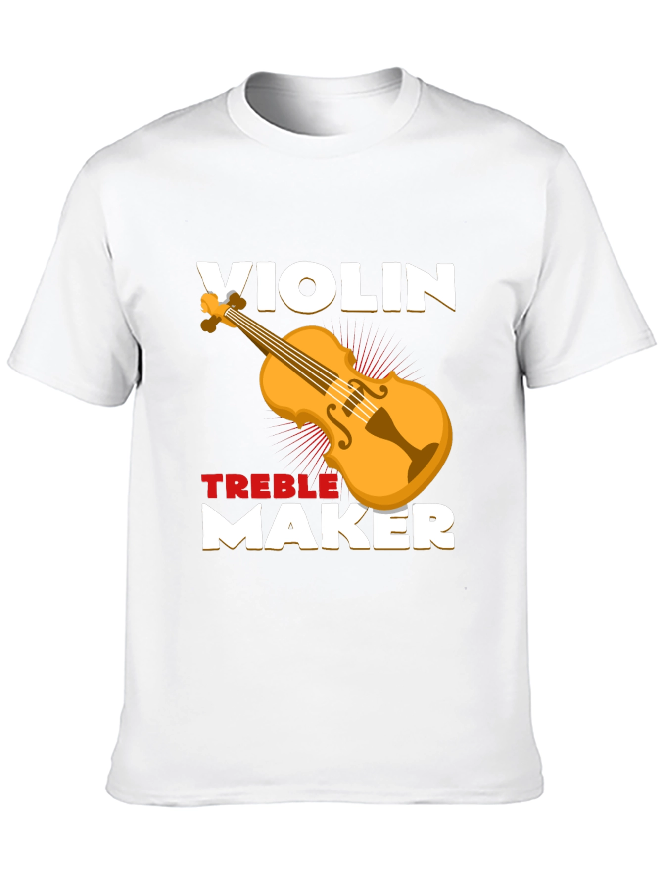 Violin Treble Maker Graphic Tee - Music Lover T-Shirt