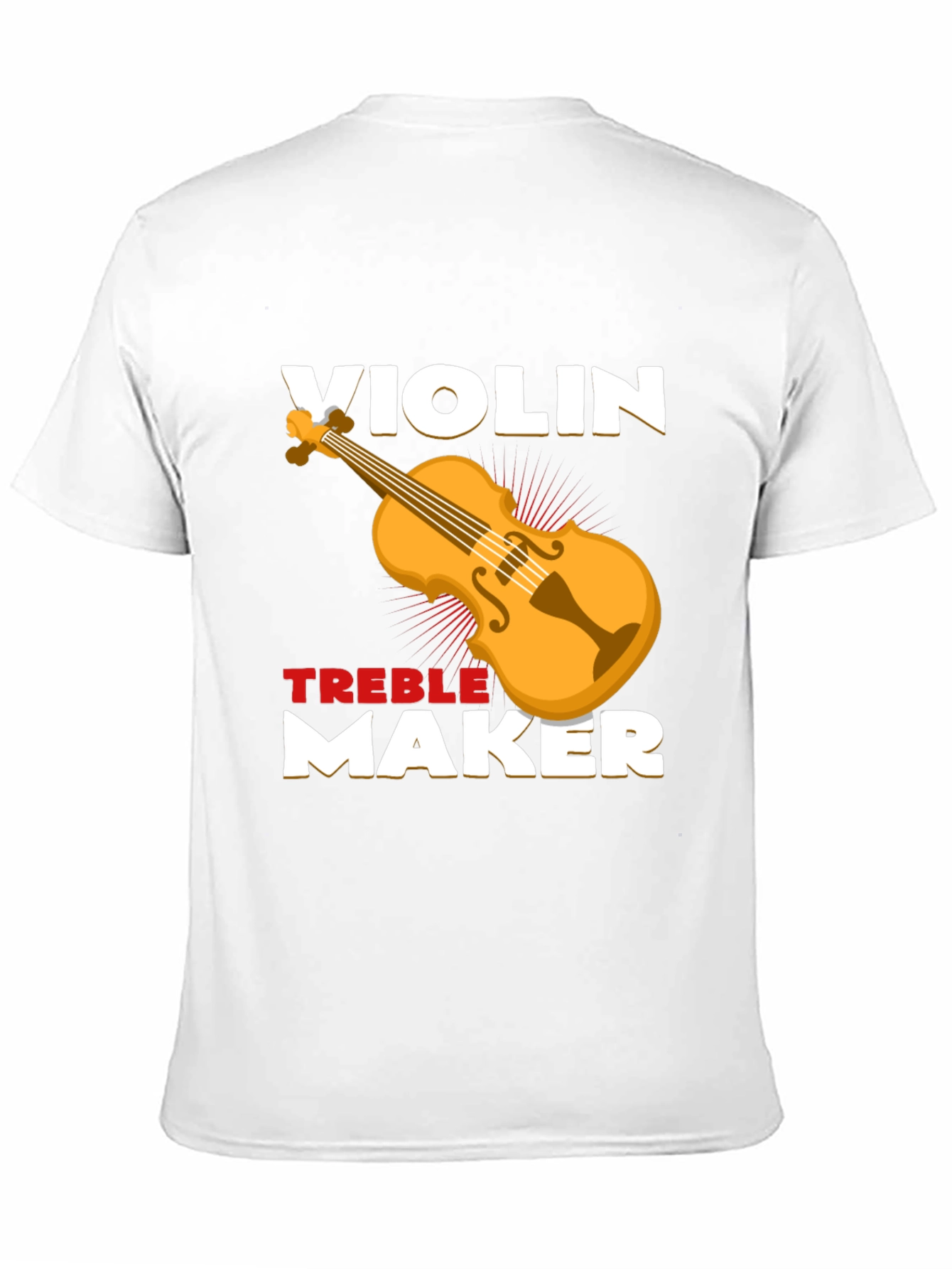 Violin Treble Maker Graphic Tee - Music Lover T-Shirt