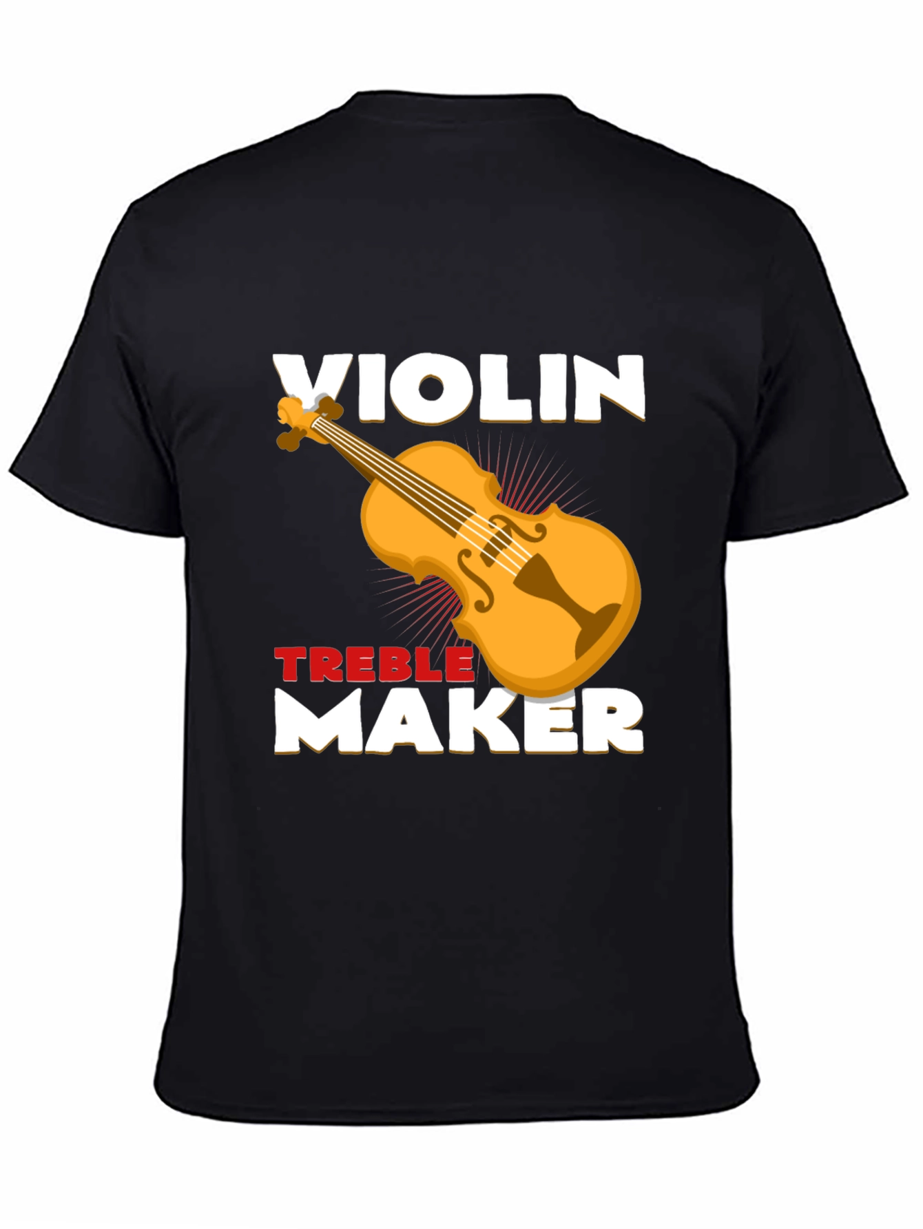 Violin Treble Maker Graphic Tee - Music Lover T-Shirt