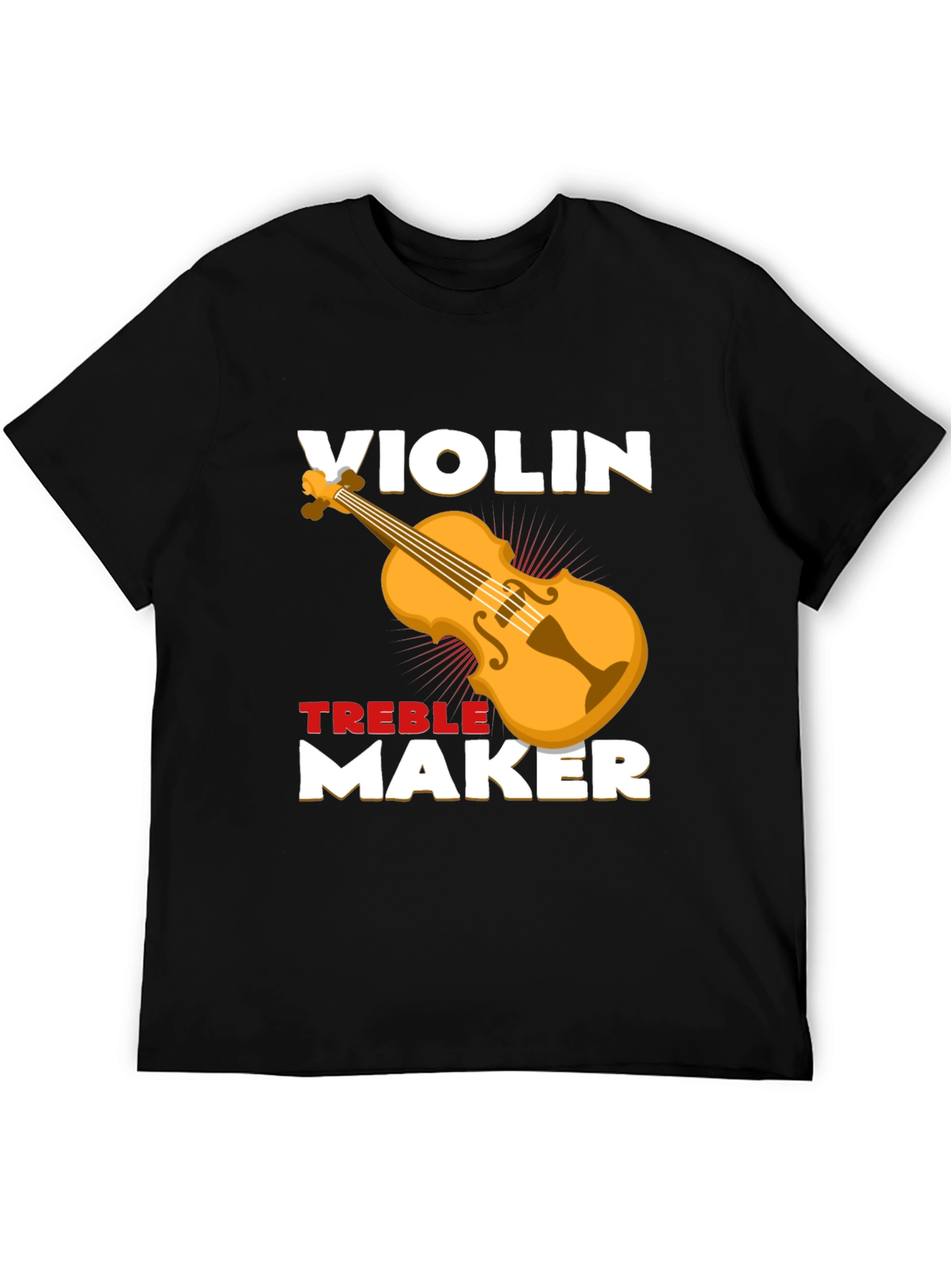 Violin Treble Maker Graphic Tee - Music Lover T-Shirt
