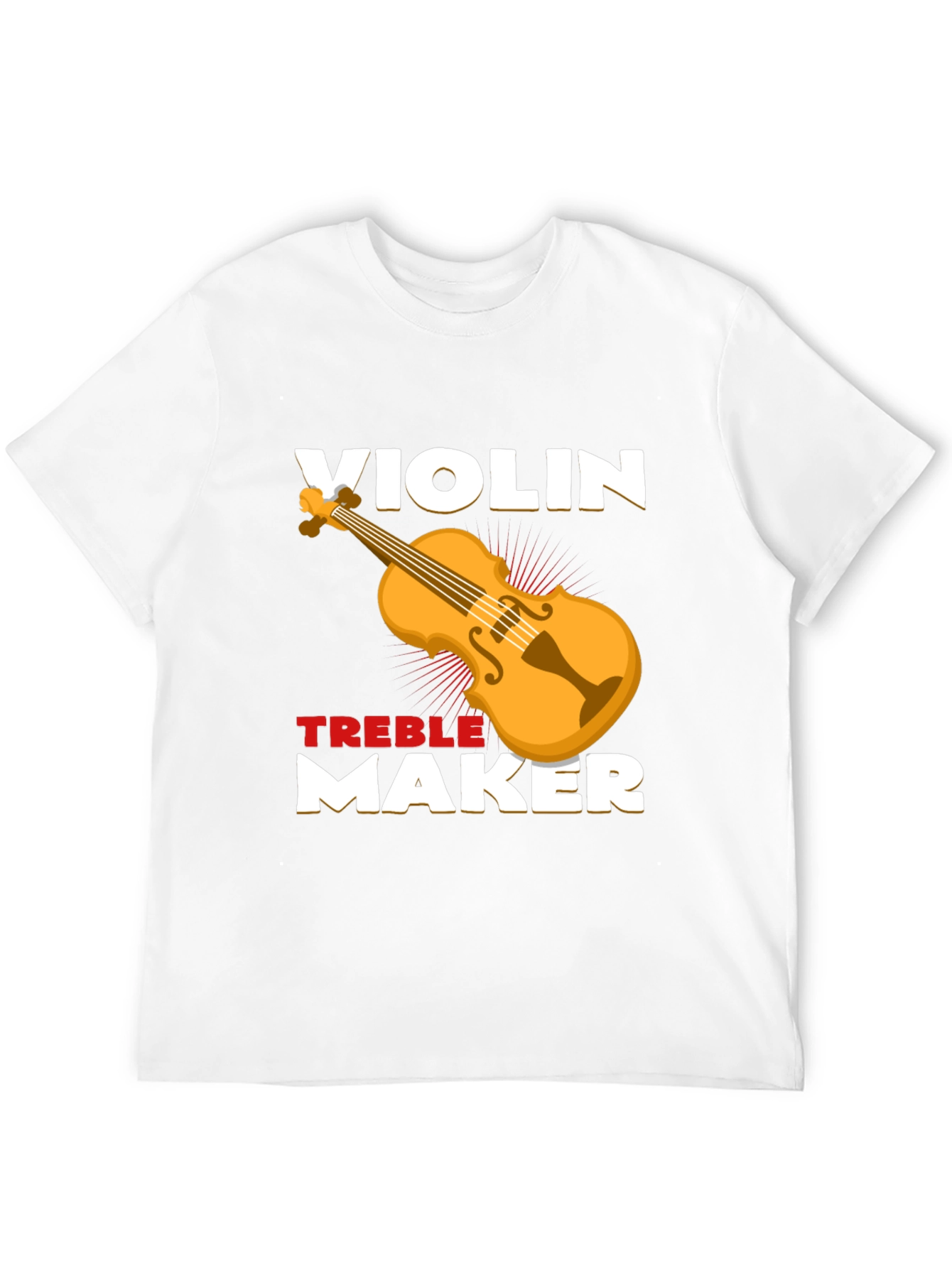 Violin Treble Maker Graphic Tee - Music Lover T-Shirt