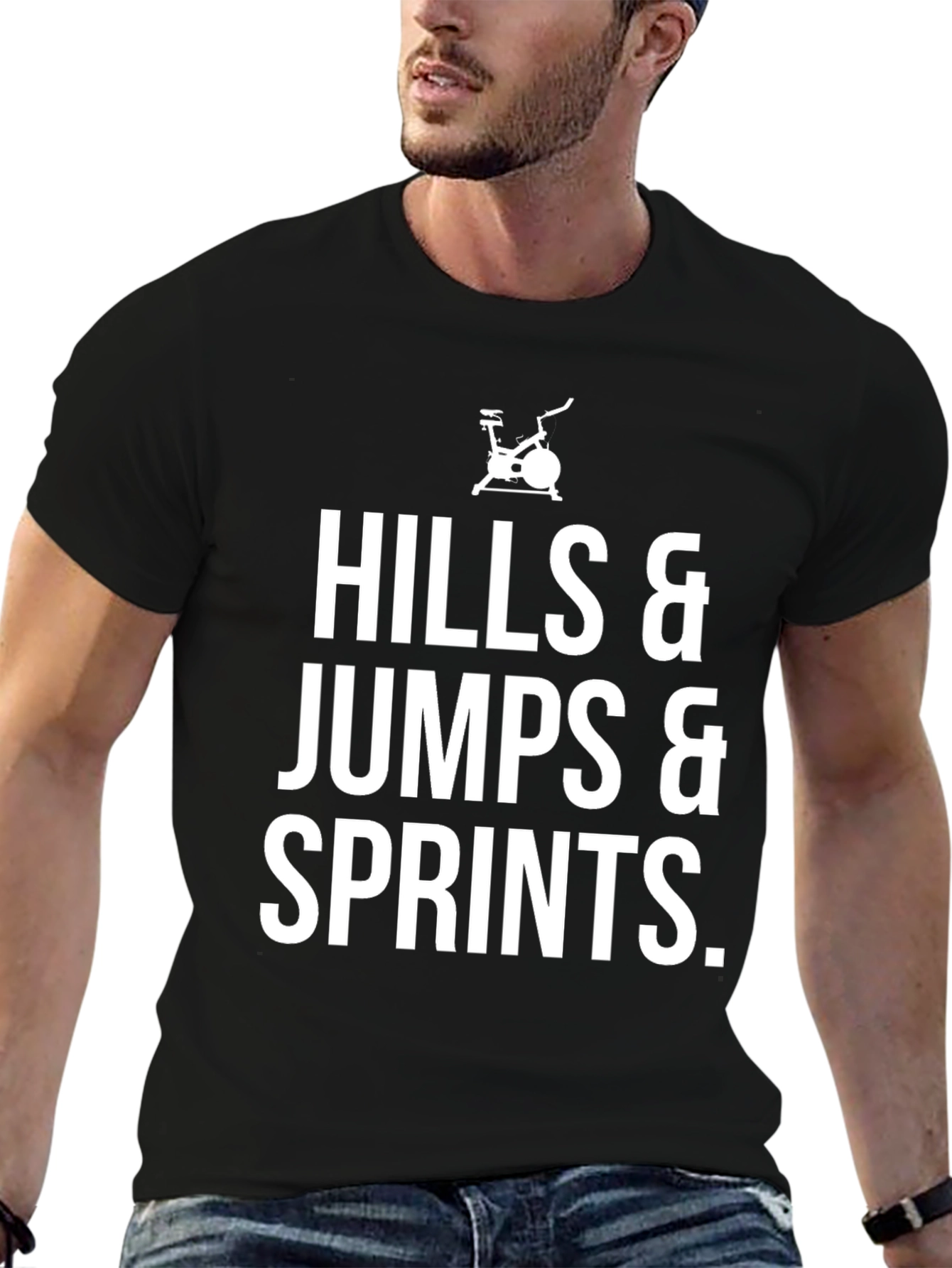 Hills Jumps Sprints Workout T-Shirt