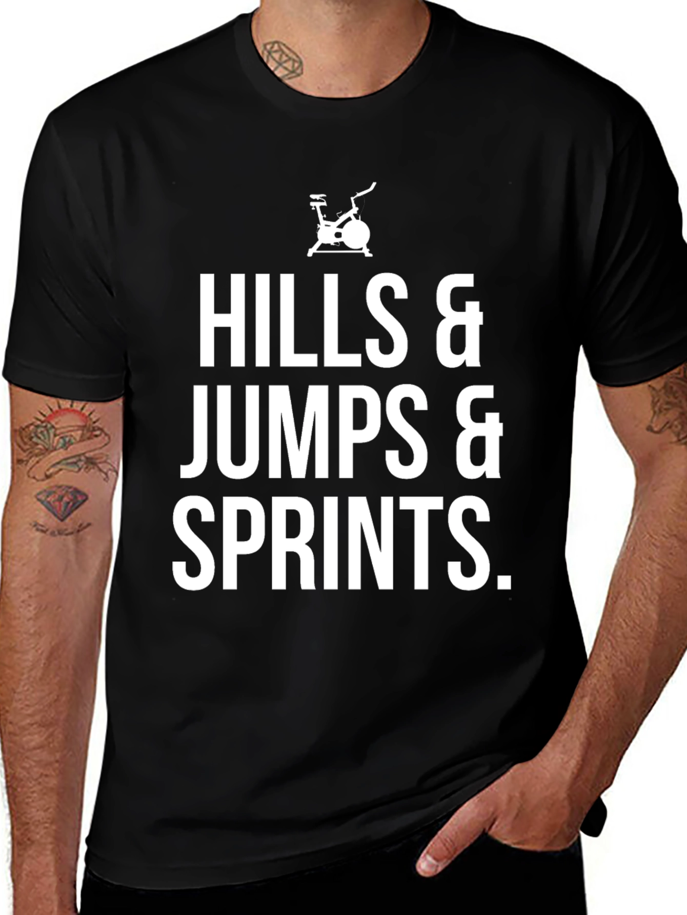 Hills Jumps Sprints Workout T-Shirt