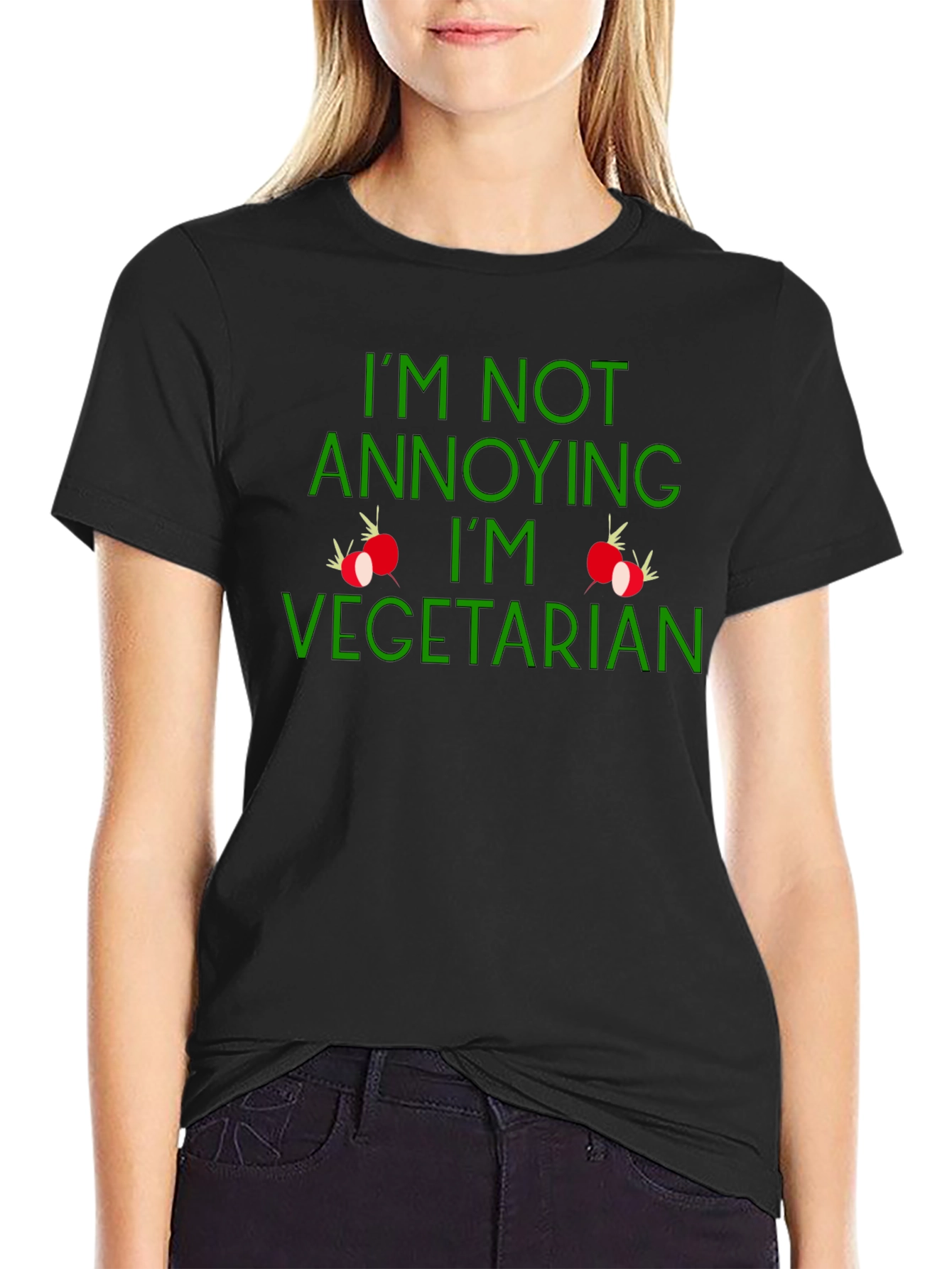 Im Not Annoying Im Vegetarian Tee