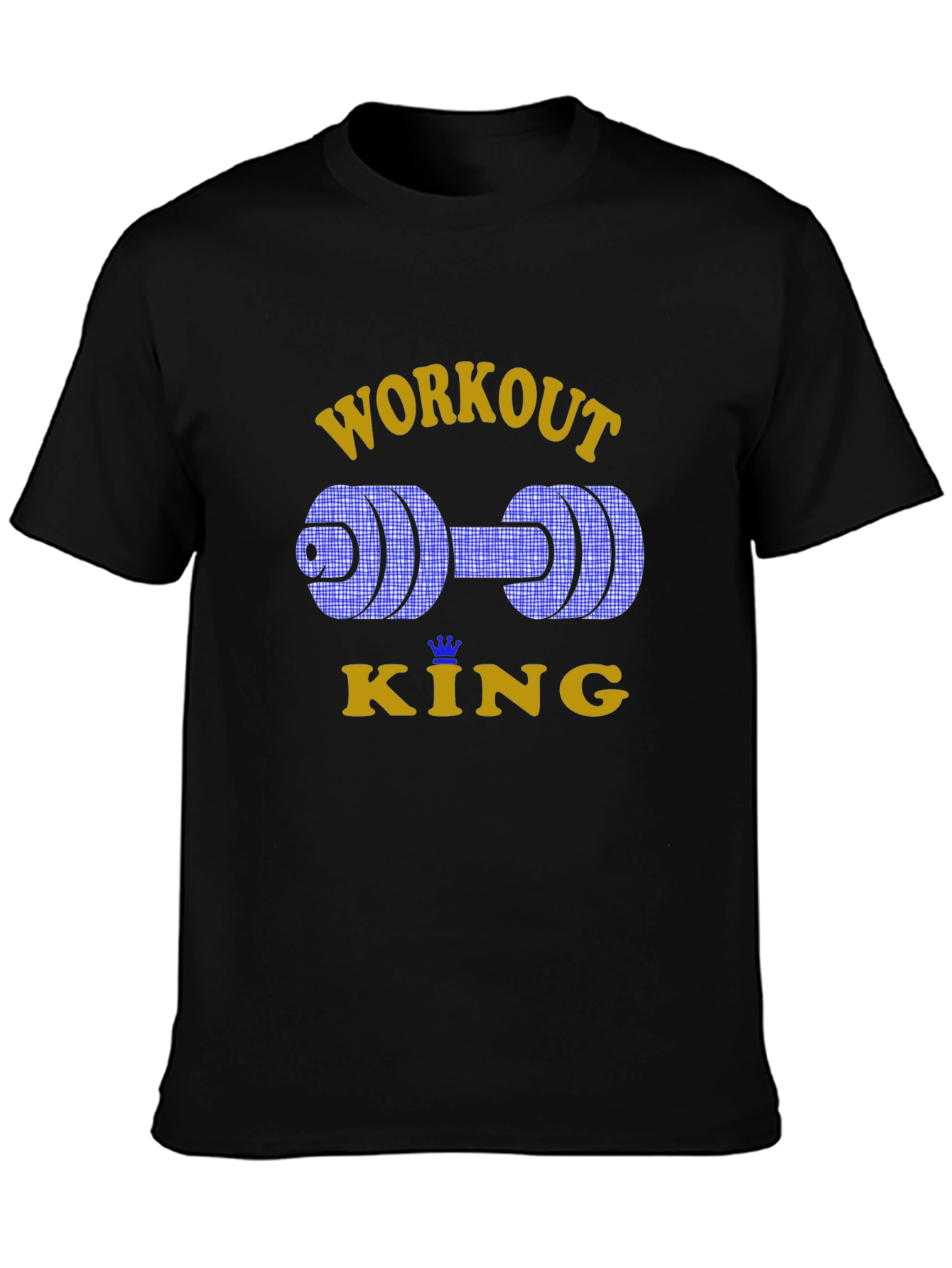 Workout King Graphic T-Shirt - Gym Fitness Apparel