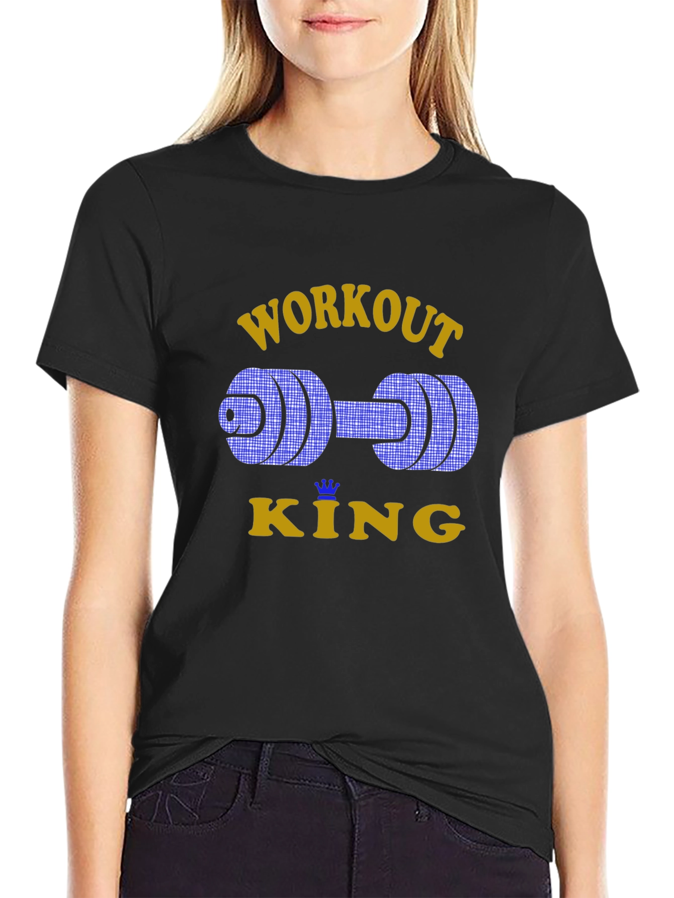 Workout King Graphic T-Shirt - Gym Fitness Apparel