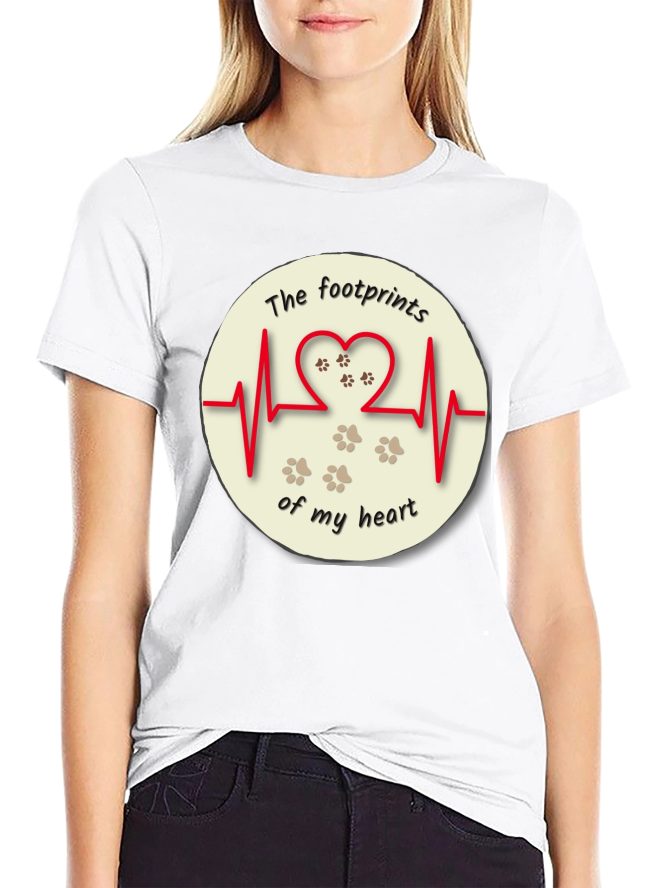 Footprints of My Heart T-Shirt