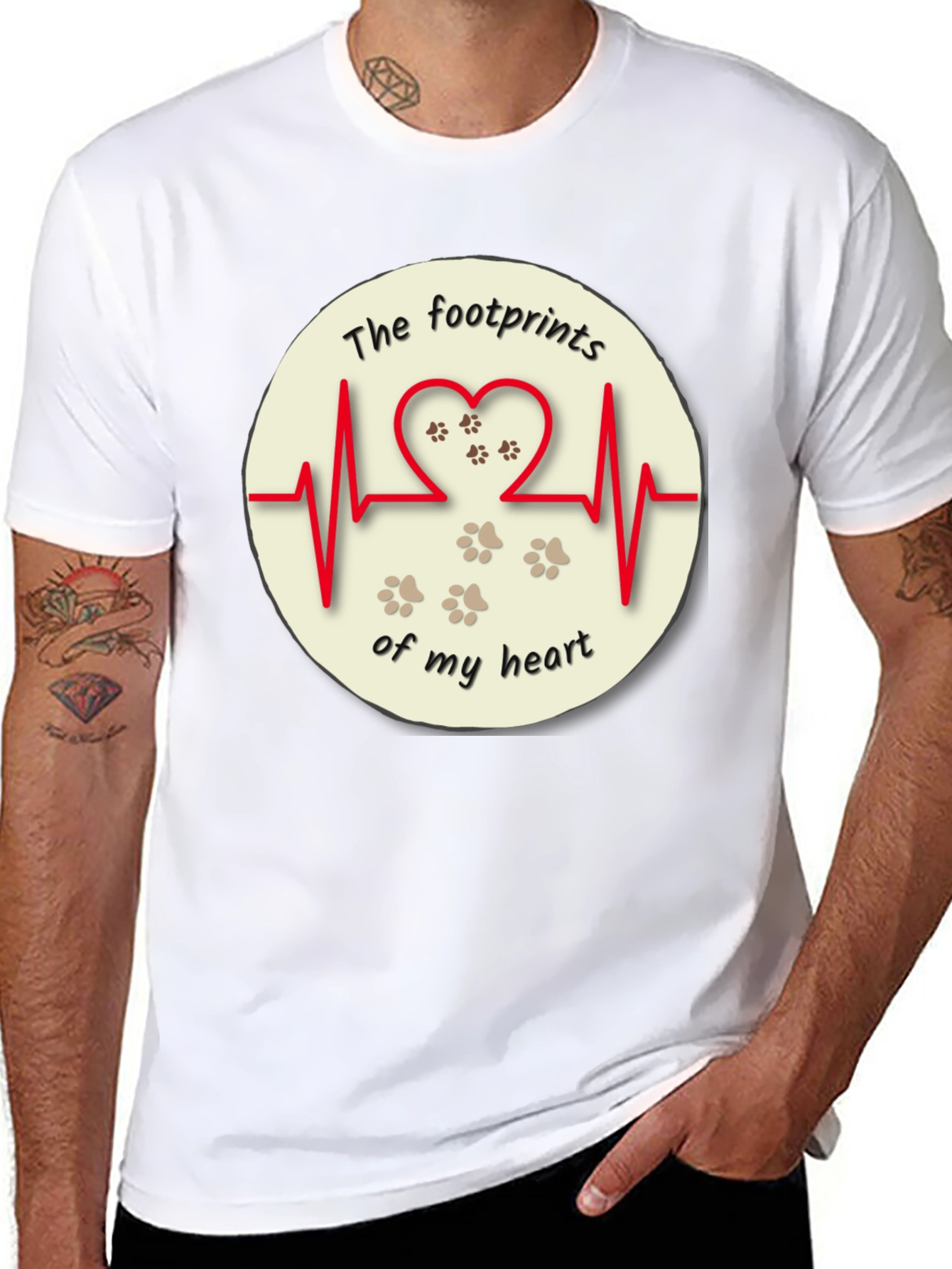 Footprints of My Heart T-Shirt