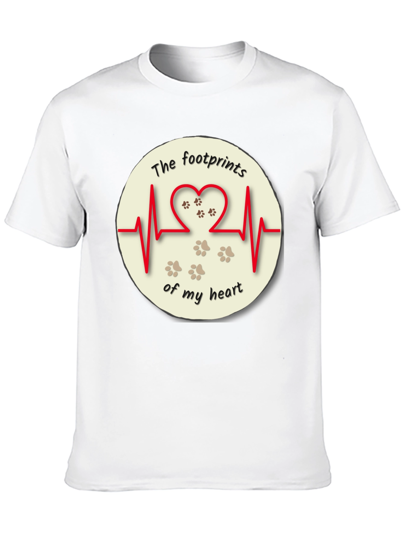 Footprints of My Heart T-Shirt