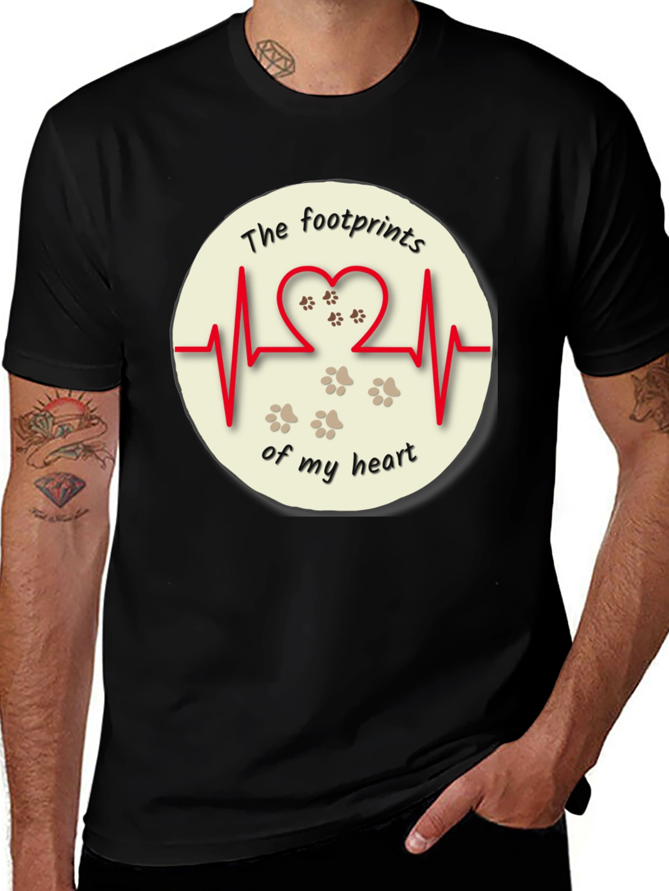 Footprints of My Heart T-Shirt