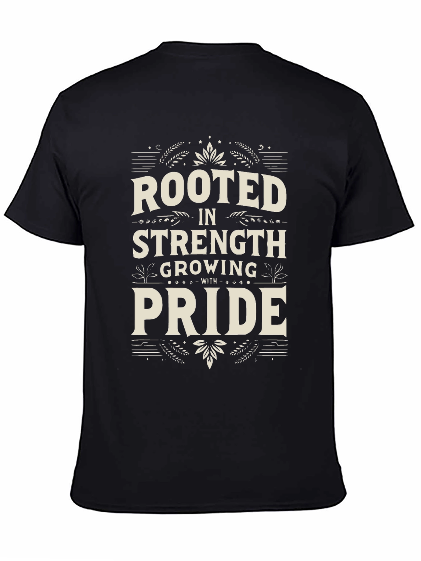 Rooted in Strength Graphic Tee - Black