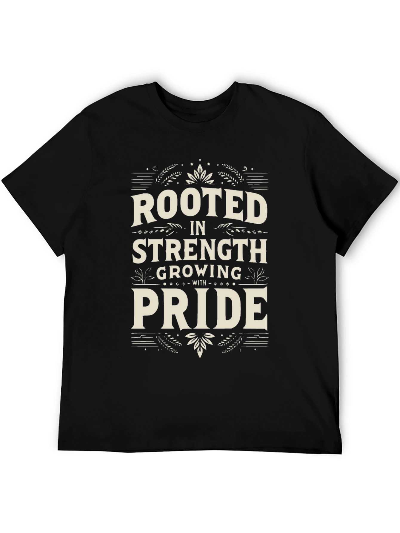 Rooted in Strength Graphic Tee - Black