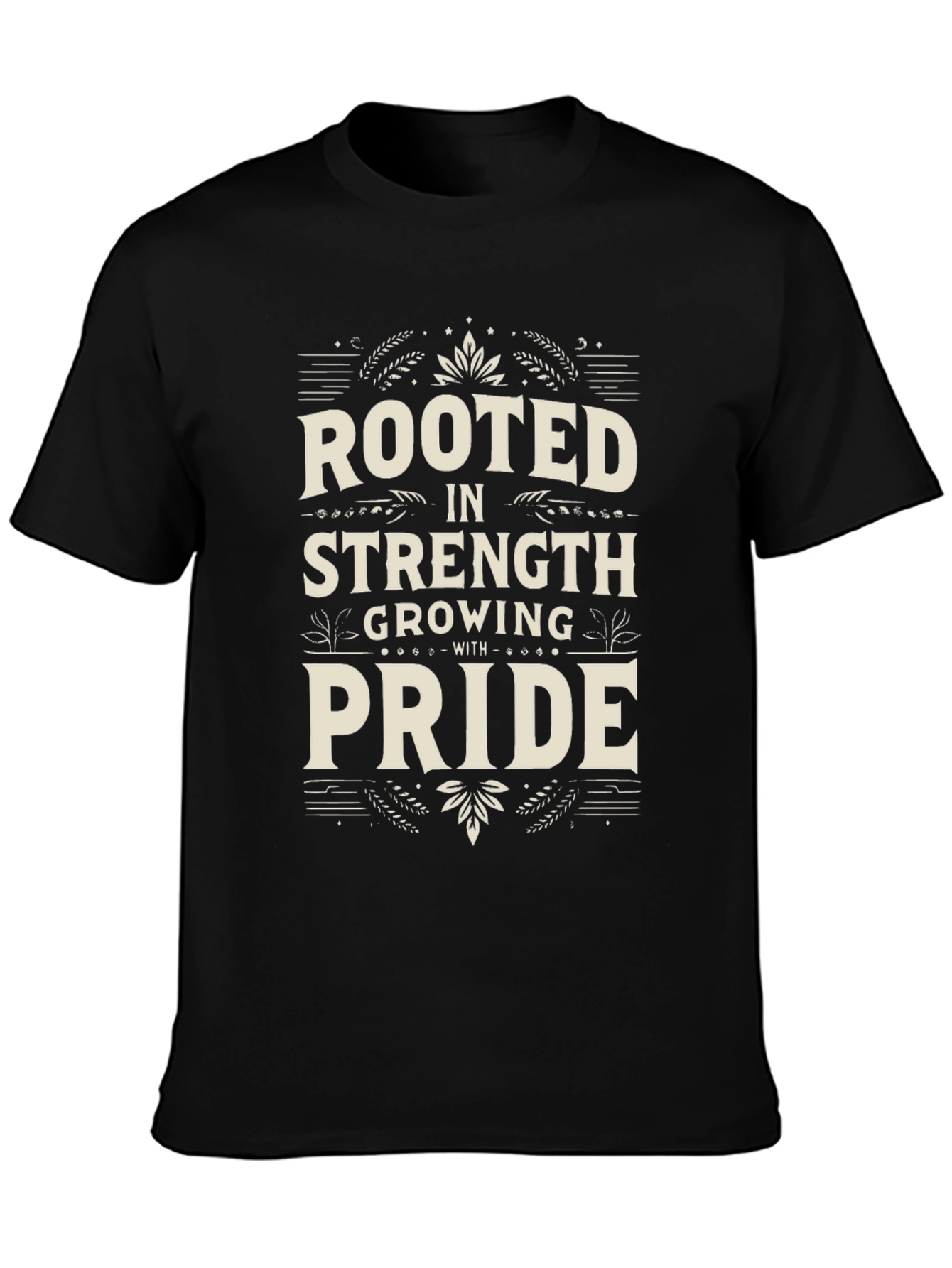 Rooted in Strength Graphic Tee - Black