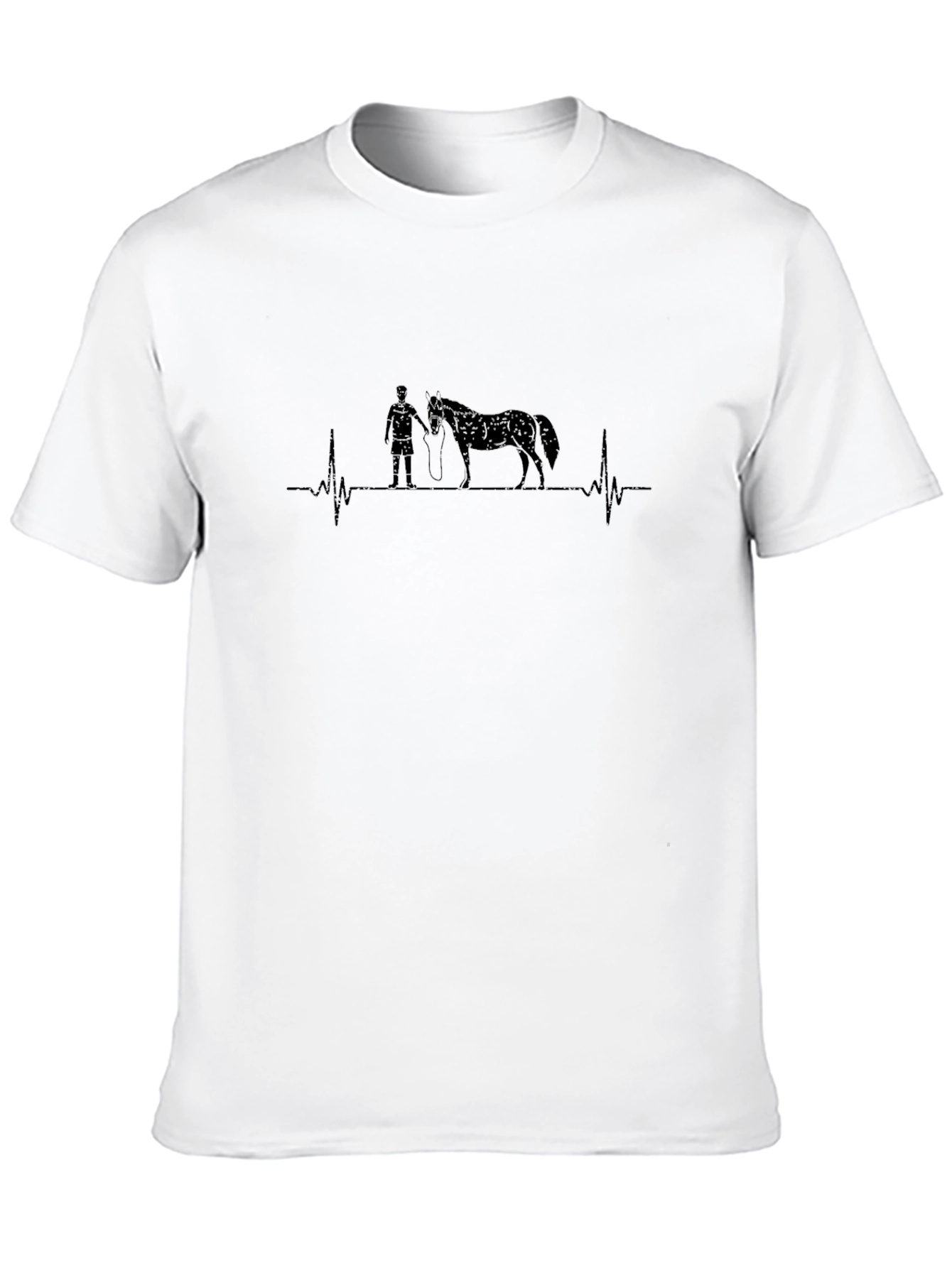 Horse Lover Heartbeat Graphic Tee