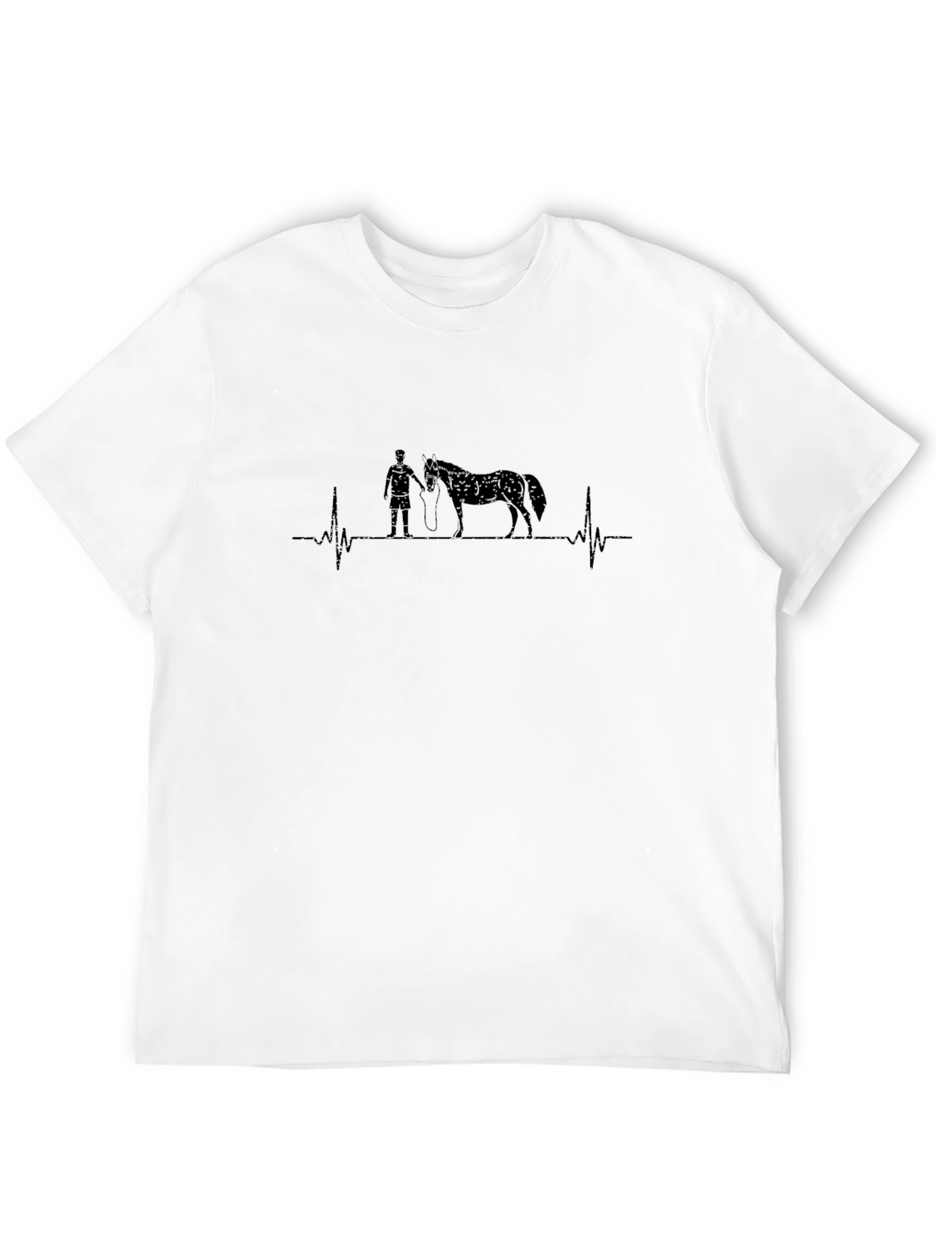 Horse Lover Heartbeat Graphic Tee