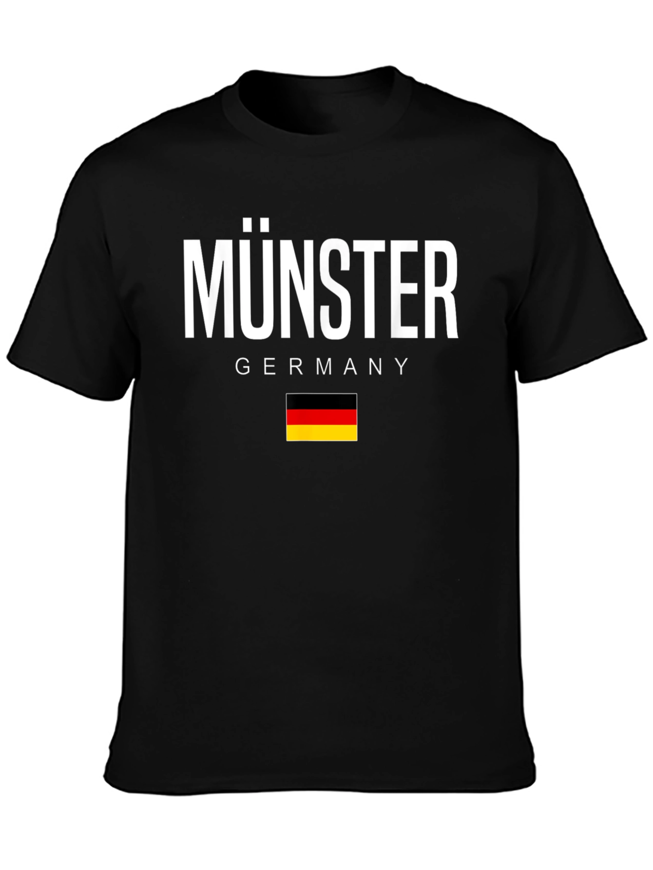 Münster Germany T-Shirt German Flag Souvenir Tee