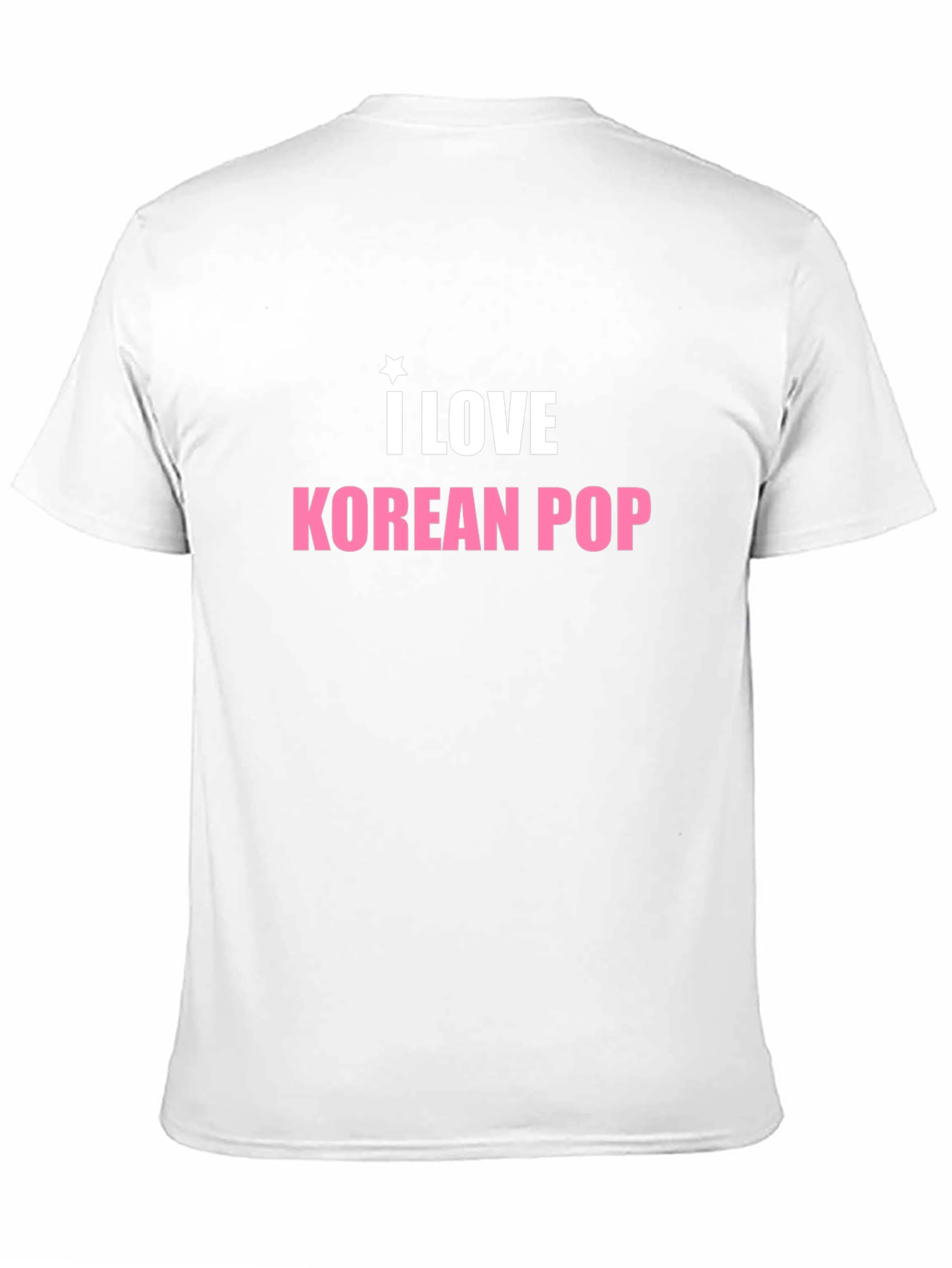I Love Korean Pop Black Tee