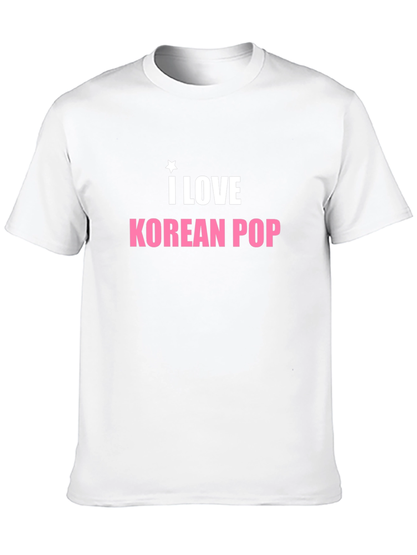 I Love Korean Pop Black Tee