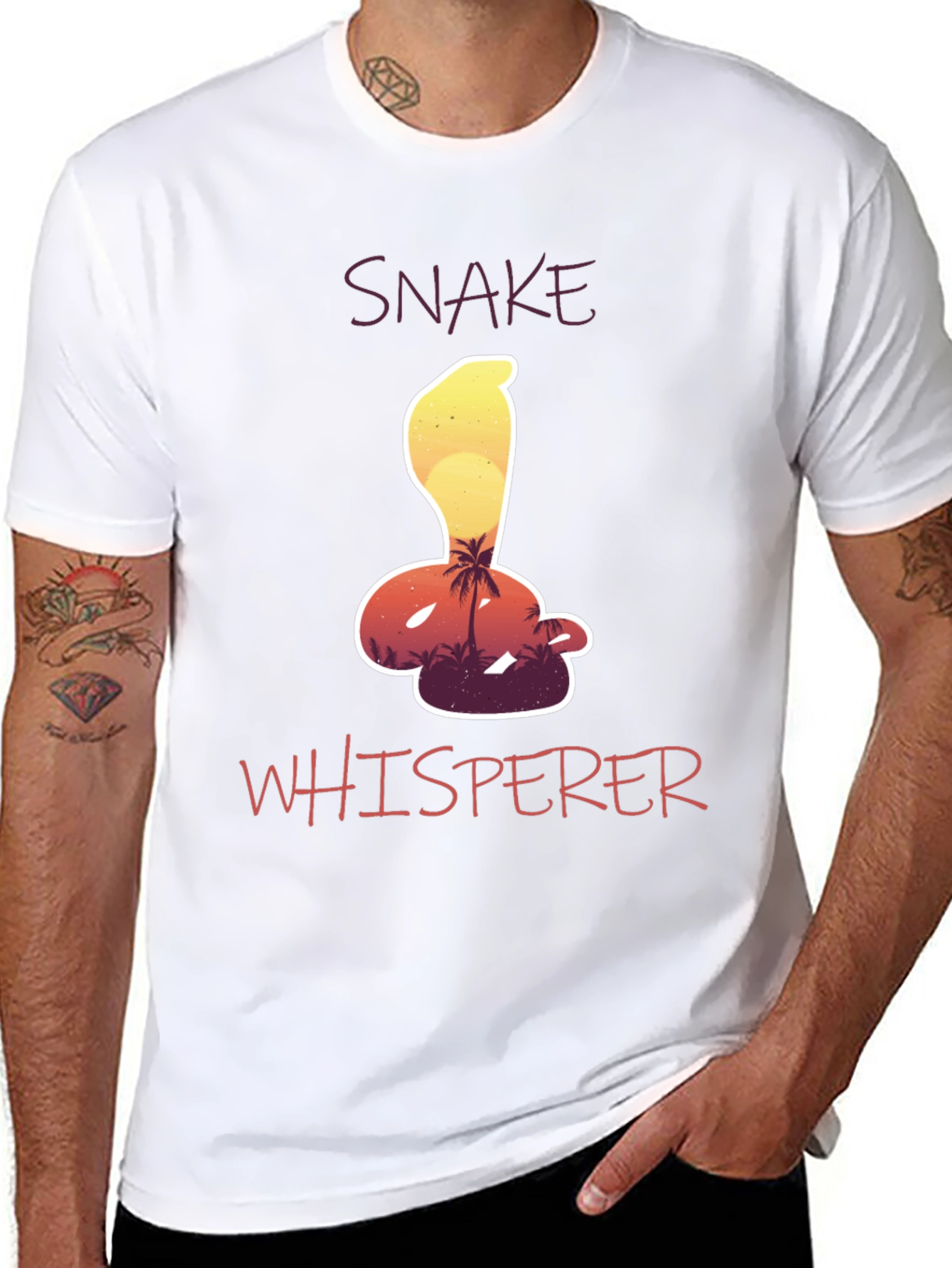 Snake Whisperer Graphic T-Shirt