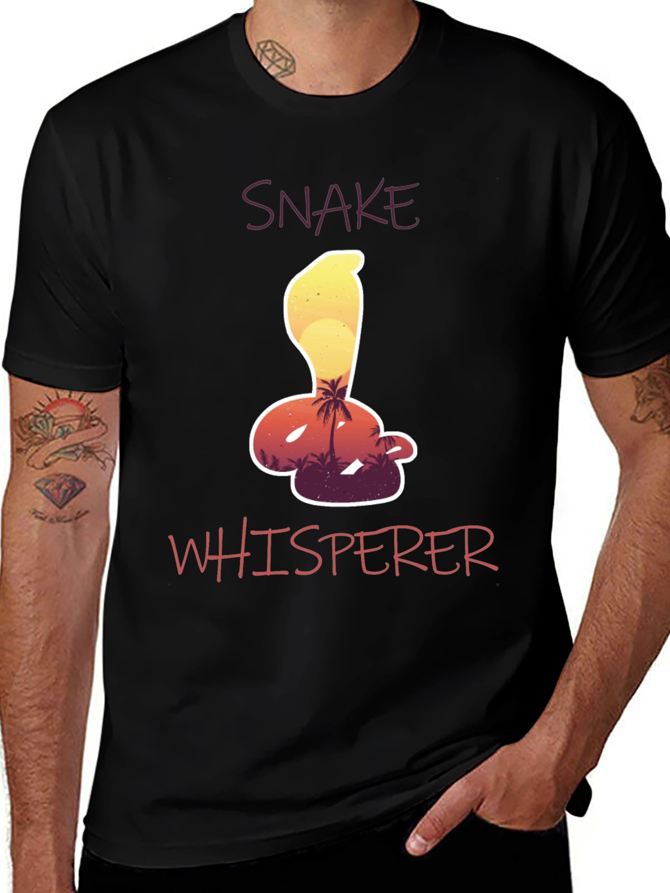 Snake Whisperer Graphic T-Shirt