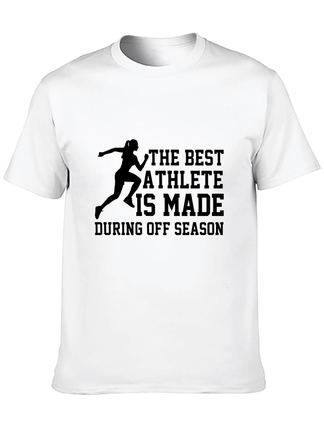 Athlete Off-Season Training Black T-Shirt