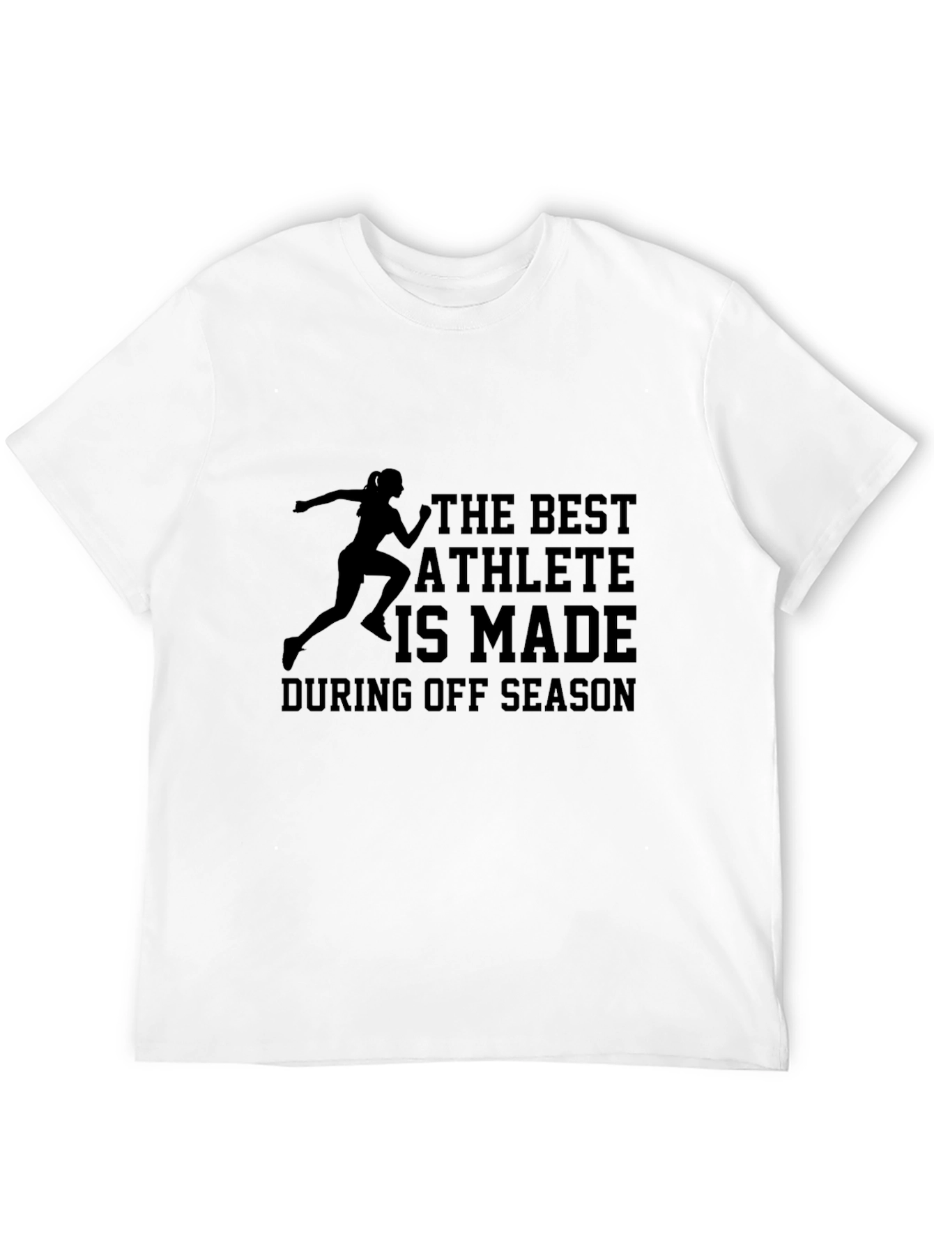 Athlete Off-Season Training Black T-Shirt