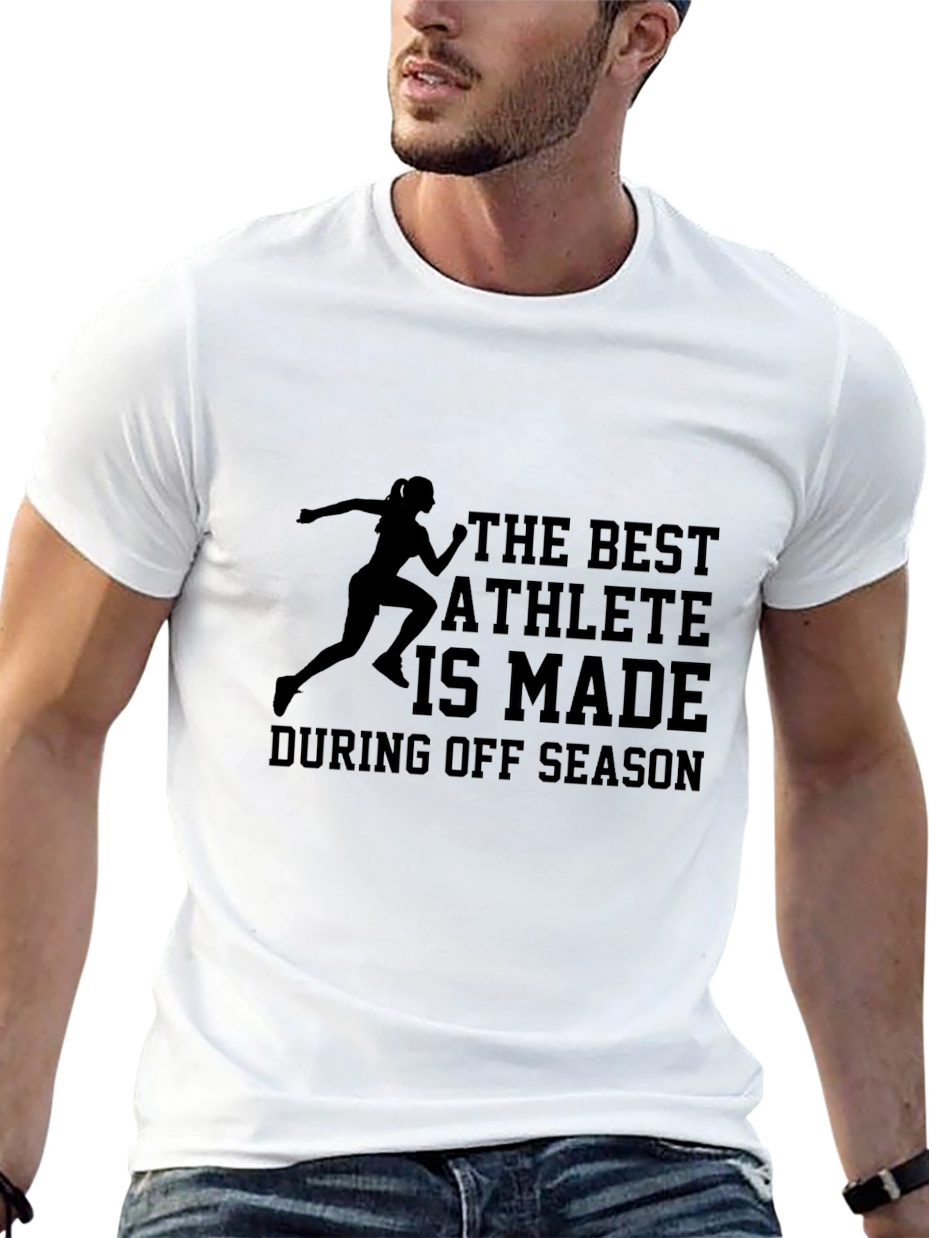 Athlete Off-Season Training Black T-Shirt