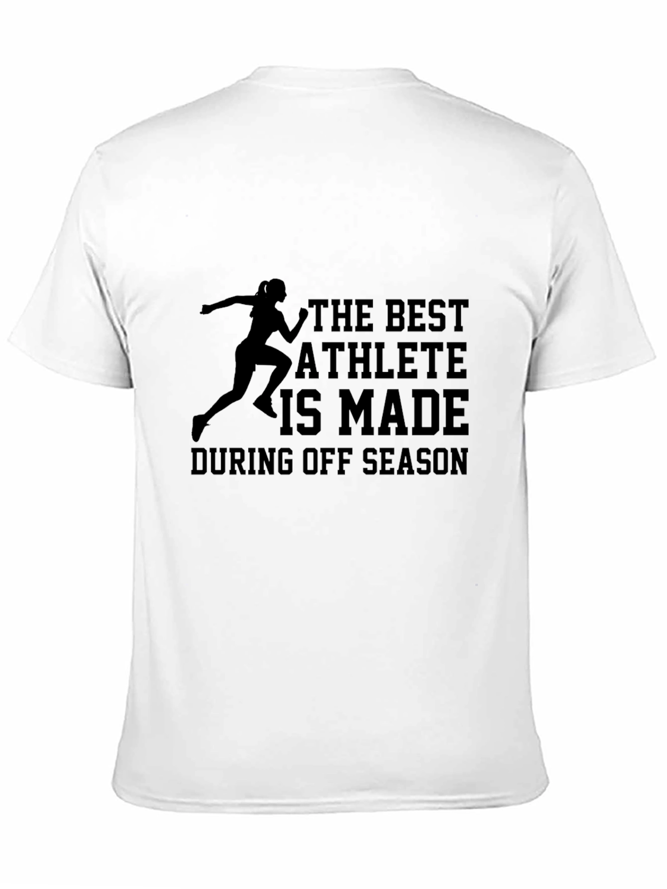 Athlete Off-Season Training Black T-Shirt