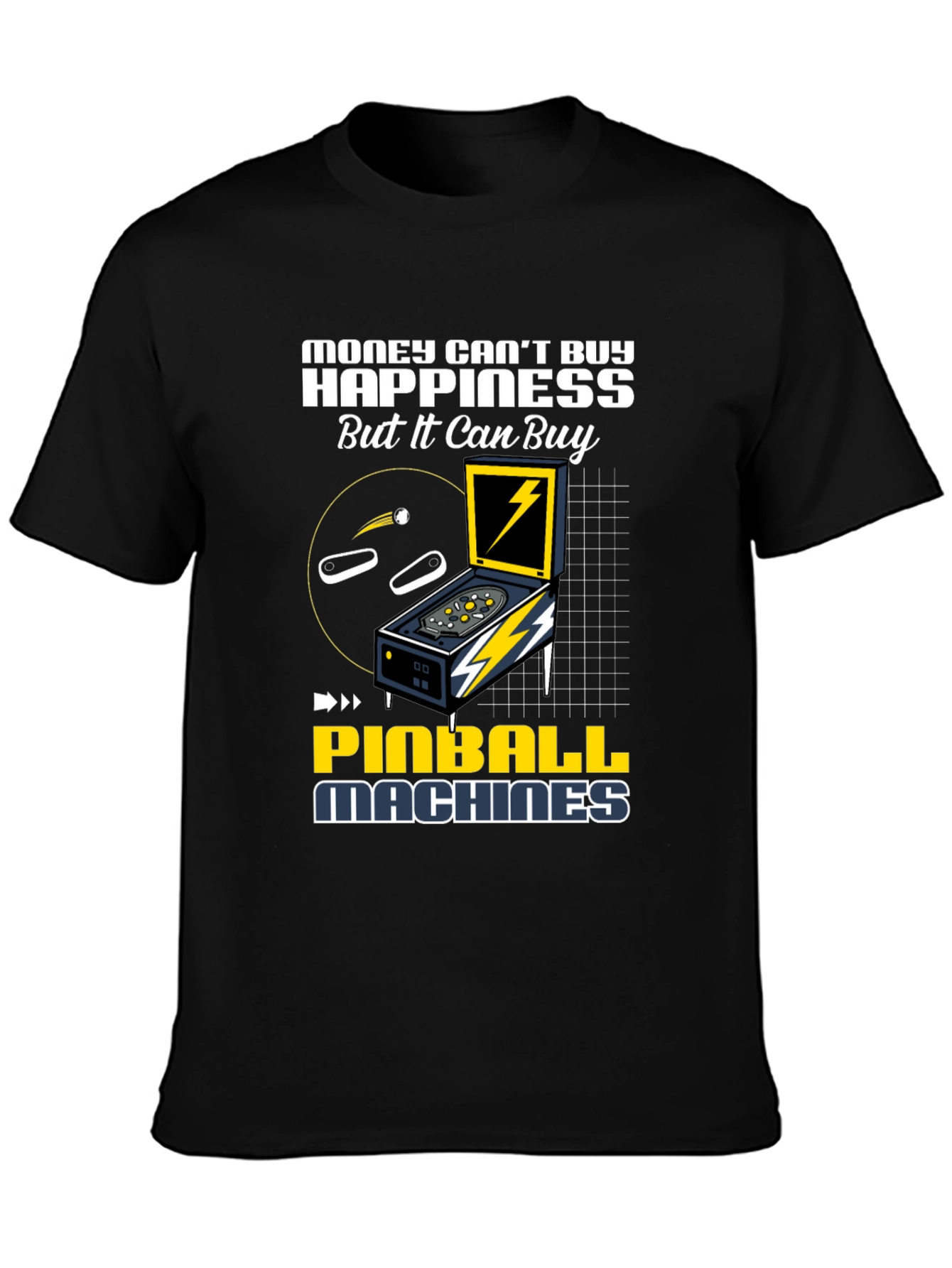 Pinball Machine Graphic Tee - Buy Happiness