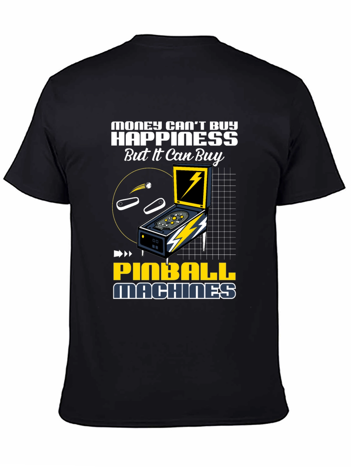 Pinball Machine Graphic Tee - Buy Happiness