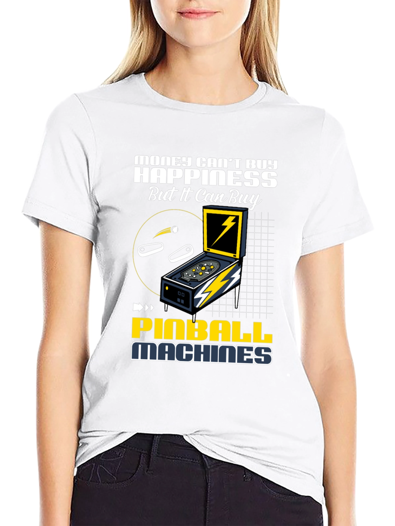Pinball Machine Graphic Tee - Buy Happiness