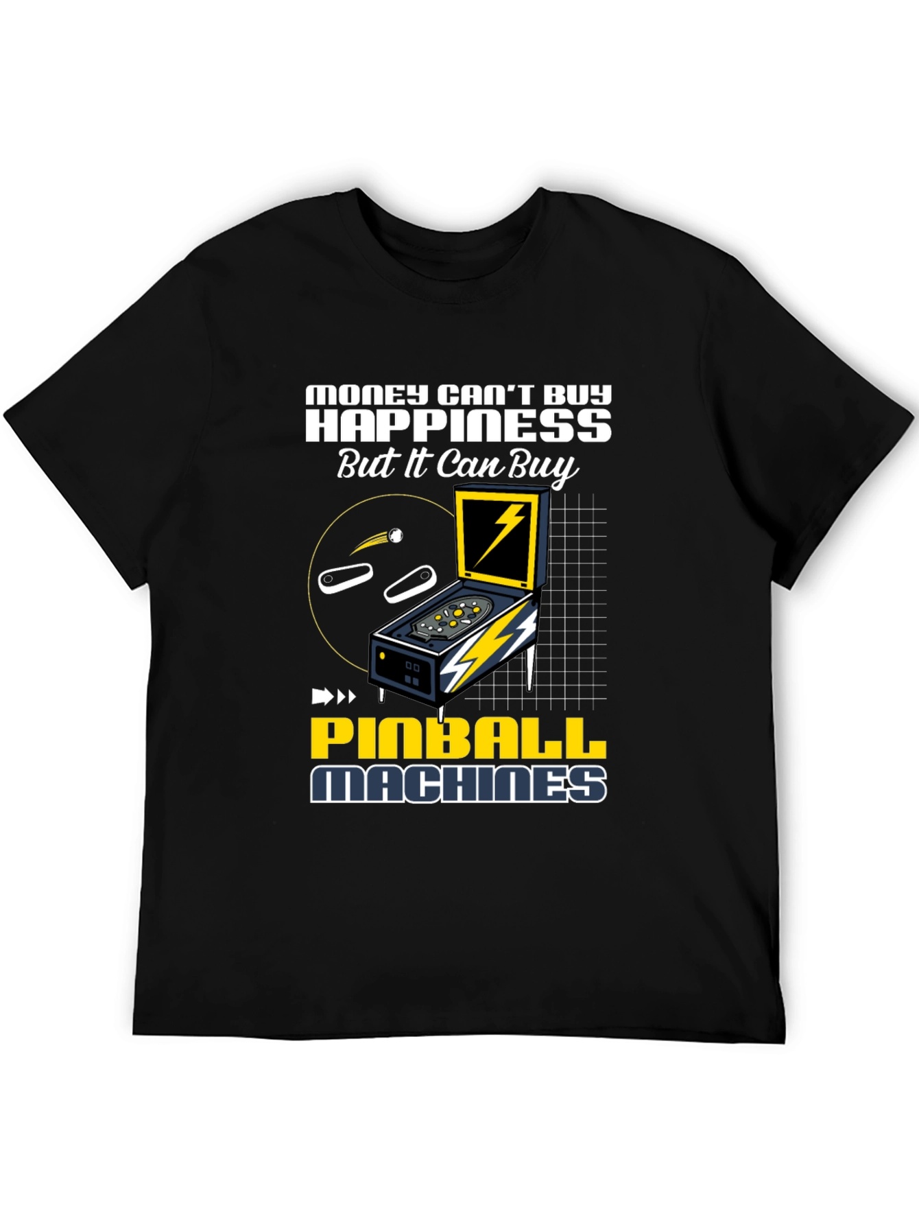 Pinball Machine Graphic Tee - Buy Happiness
