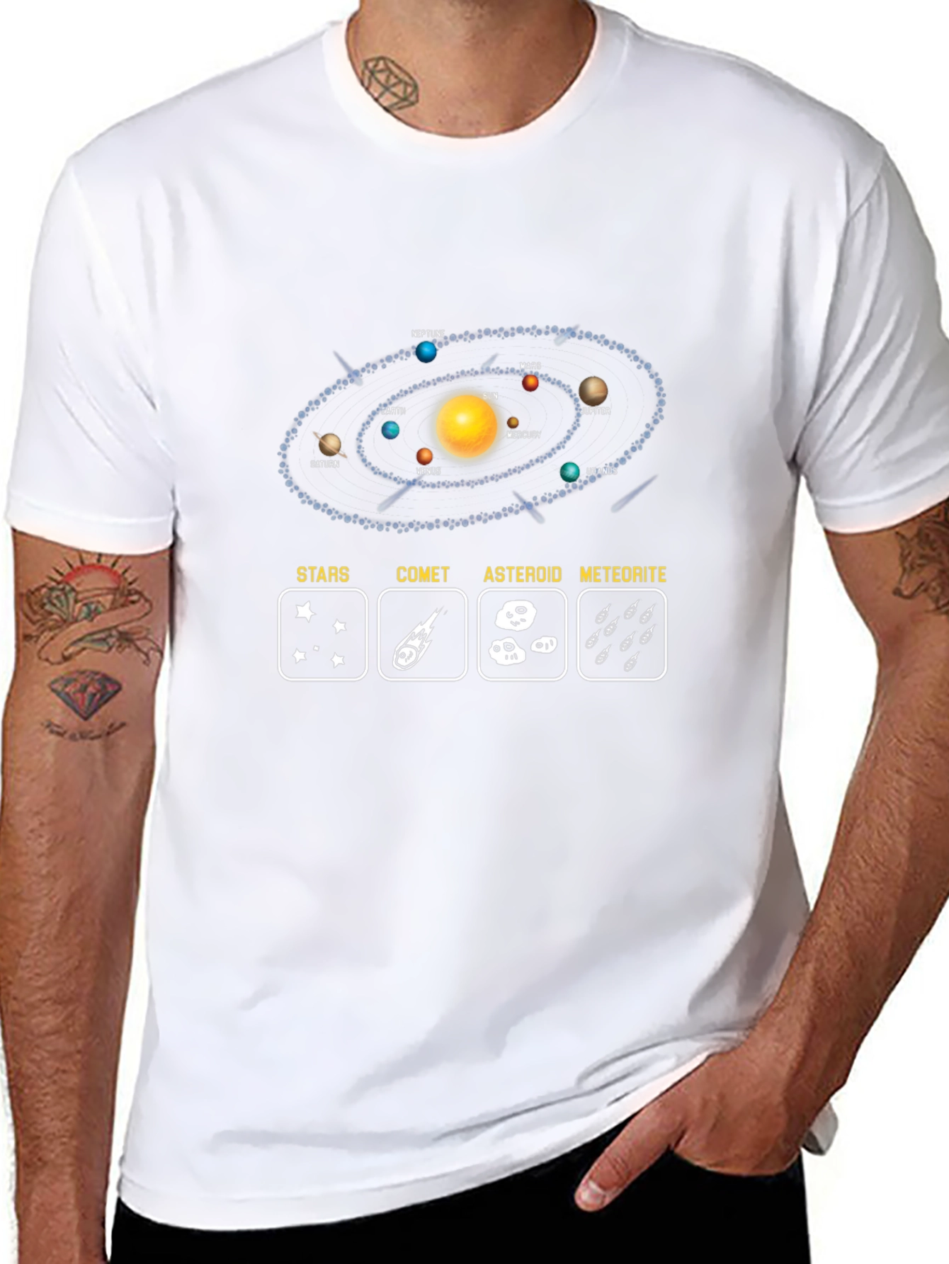 Solar System T-Shirt - Space Science Design