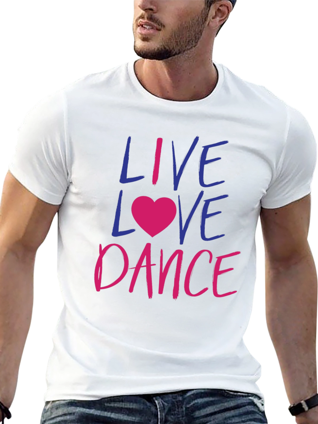Live Love Dance Graphic Tee Shirt
