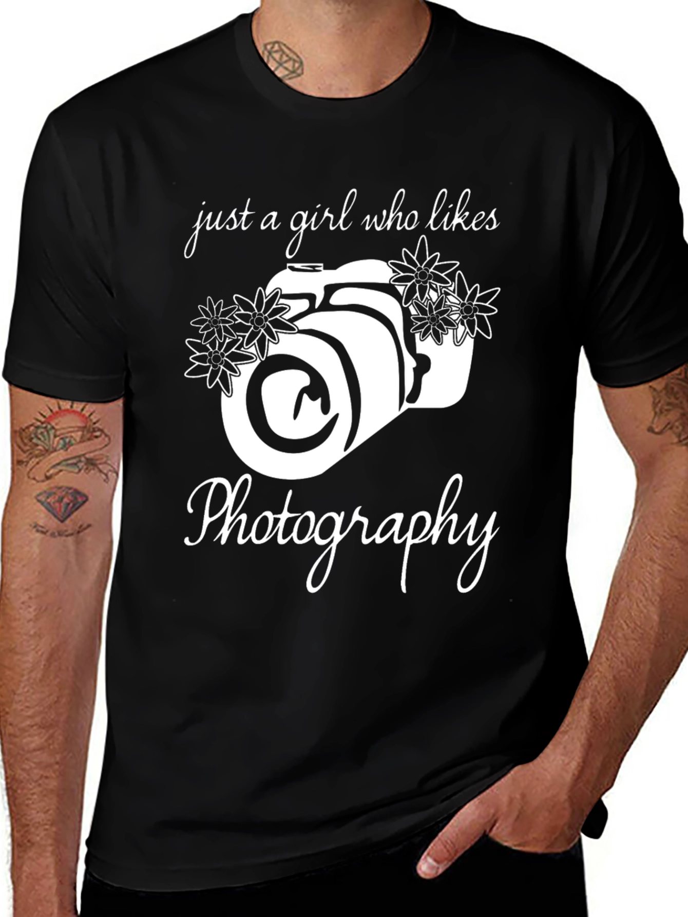 Girl Who Likes Photography T-Shirt