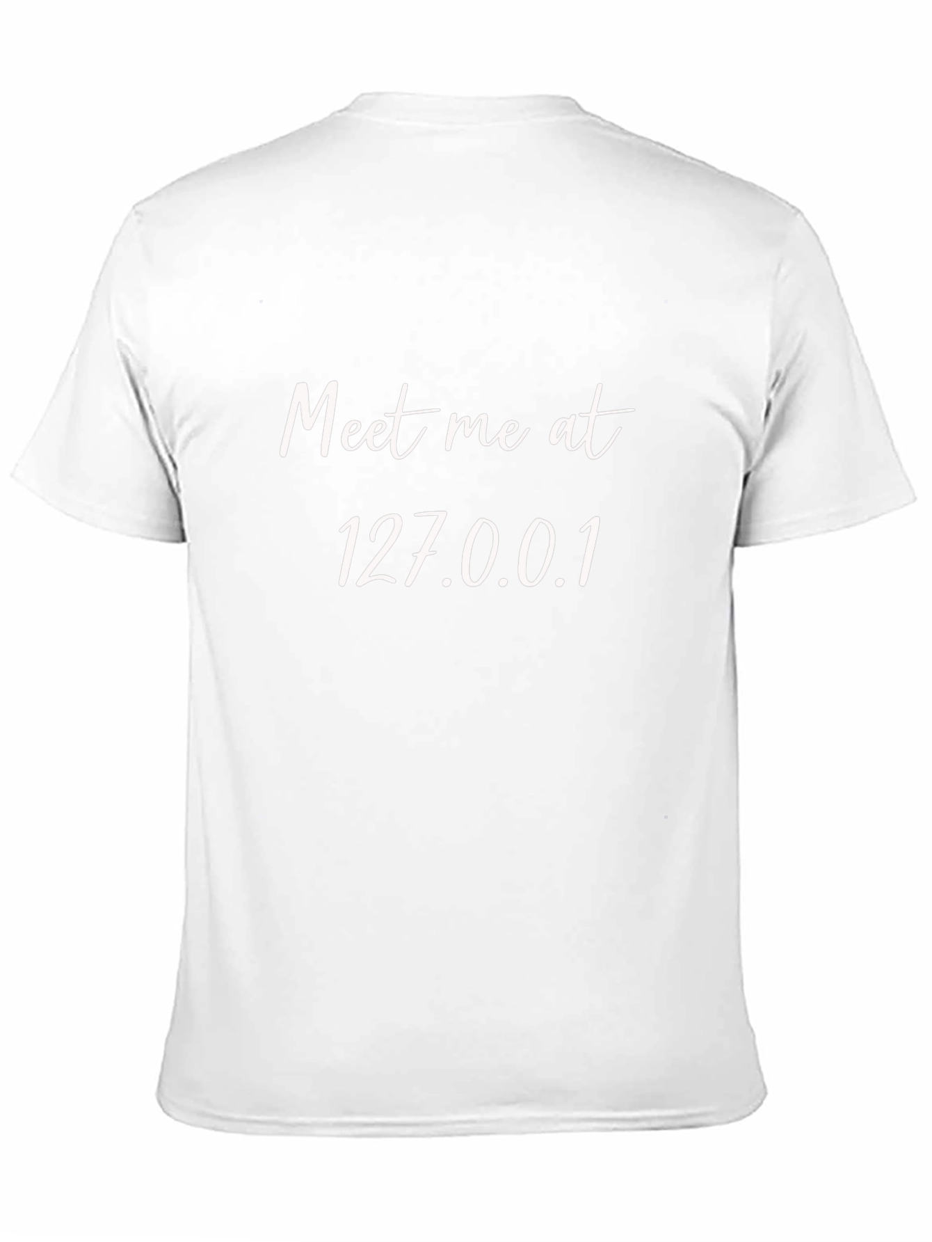 Meet Me At 127.0.0.1 T-Shirt - Black