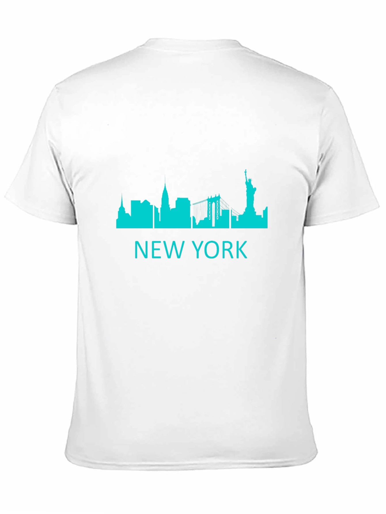 New York Skyline Graphic Tee - Black
