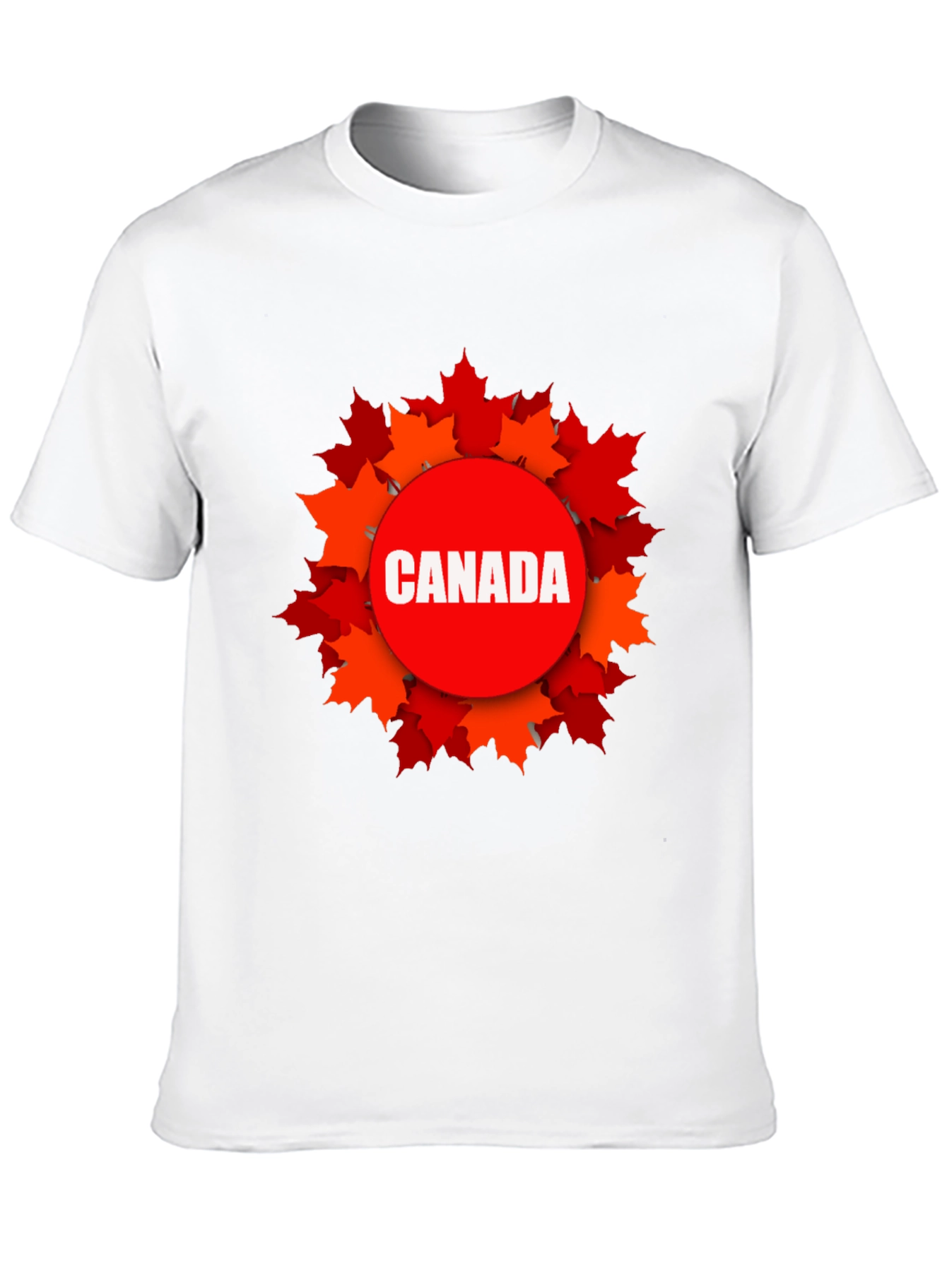Canada Maple Leaf Graphic Tee - Black
