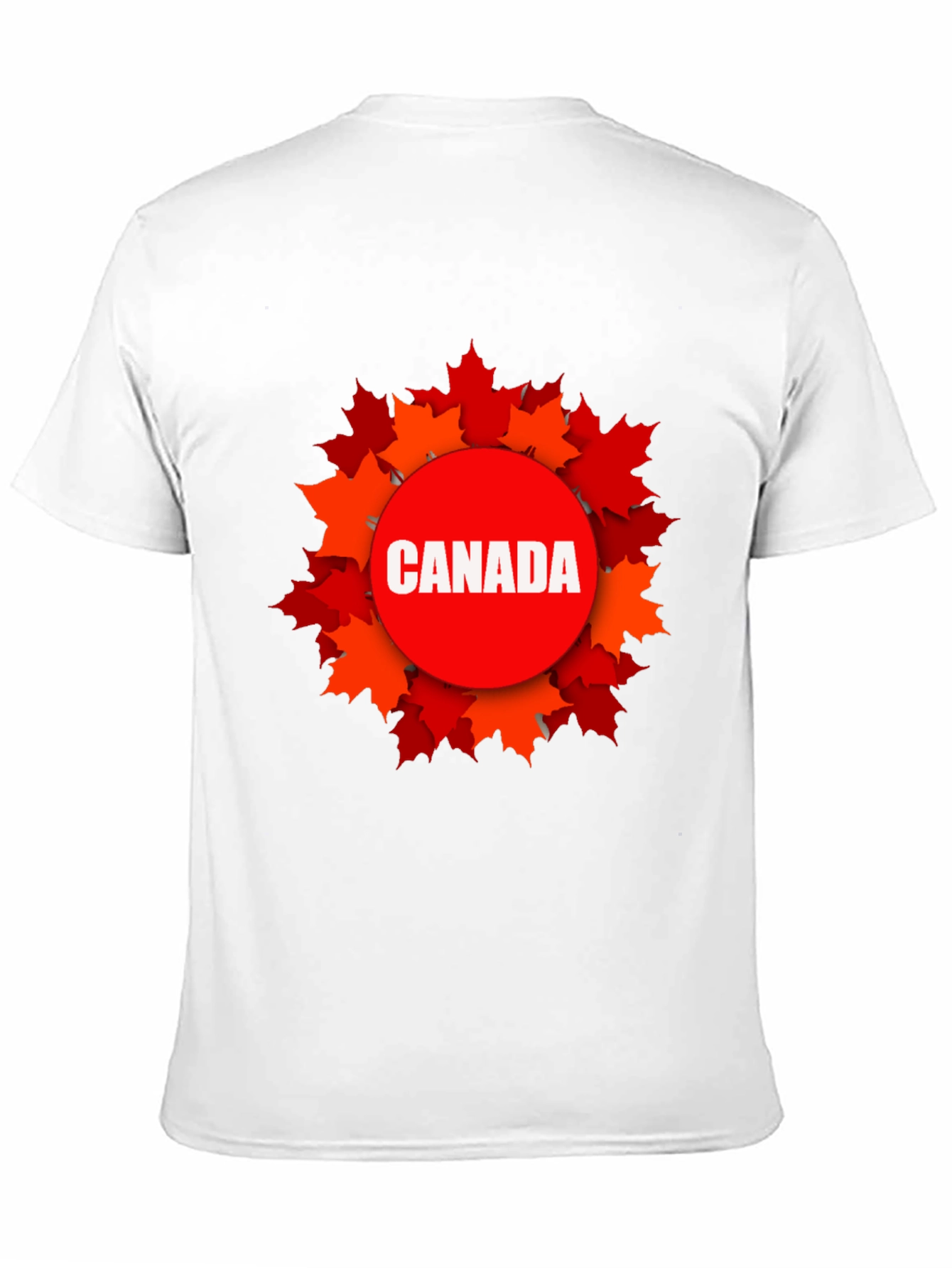 Canada Maple Leaf Graphic Tee - Black