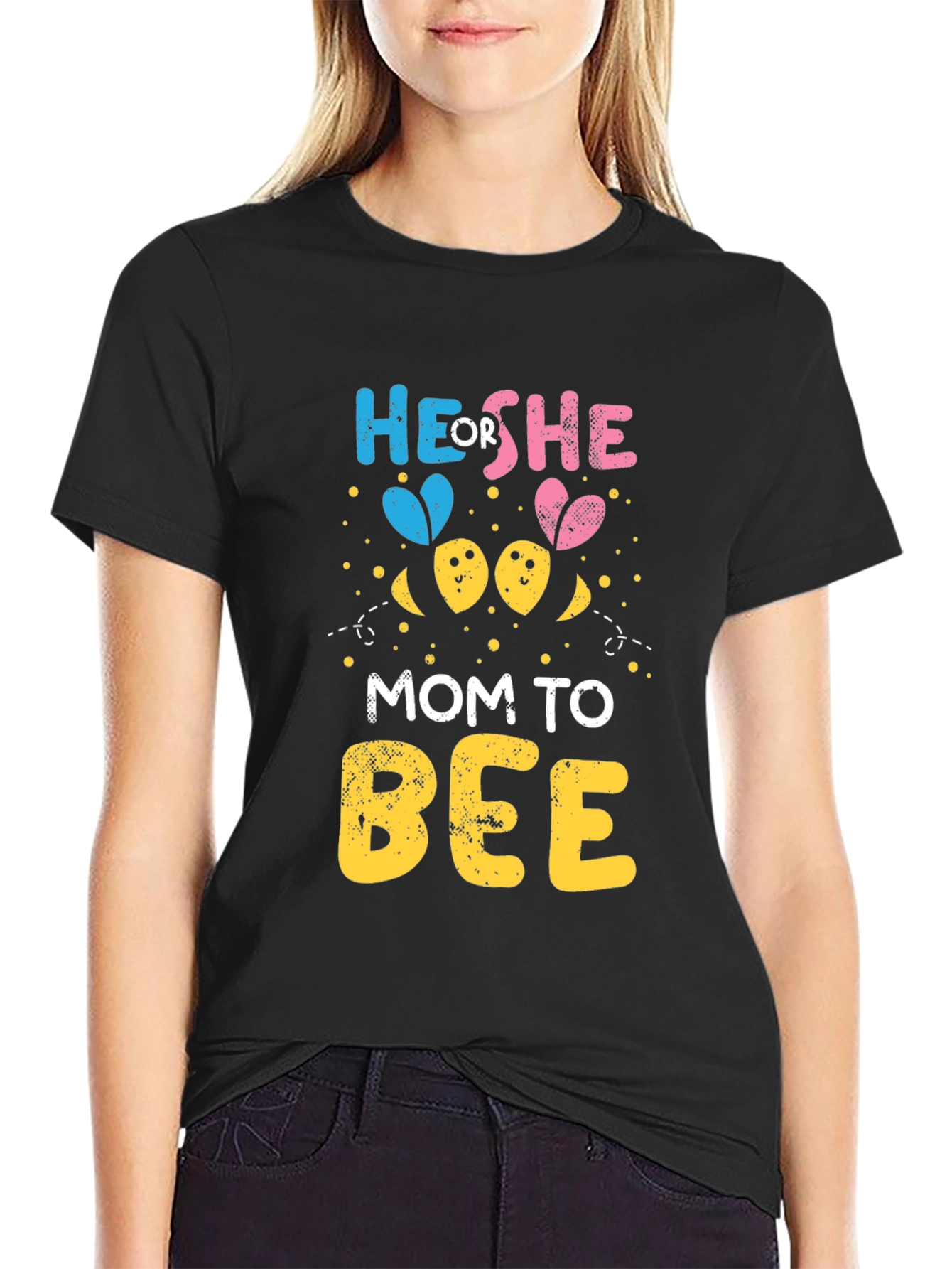 Mom to Bee Gender Reveal T-Shirt
