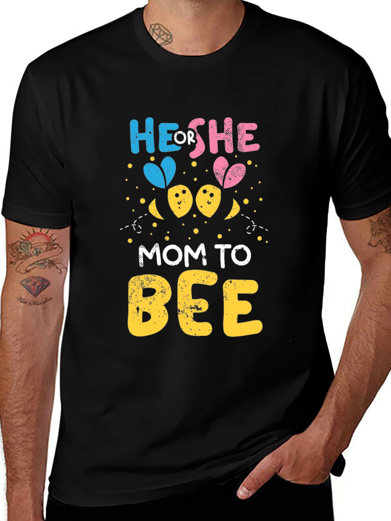 Mom to Bee Gender Reveal T-Shirt