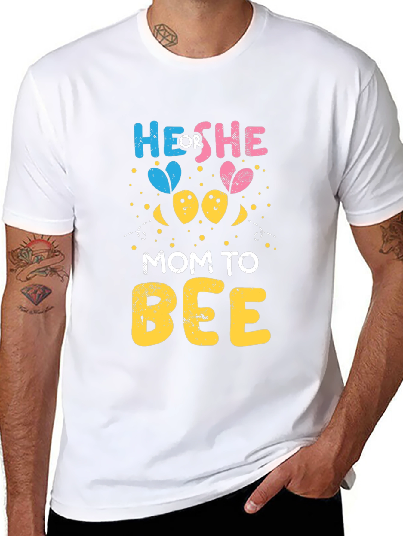 Mom to Bee Gender Reveal T-Shirt