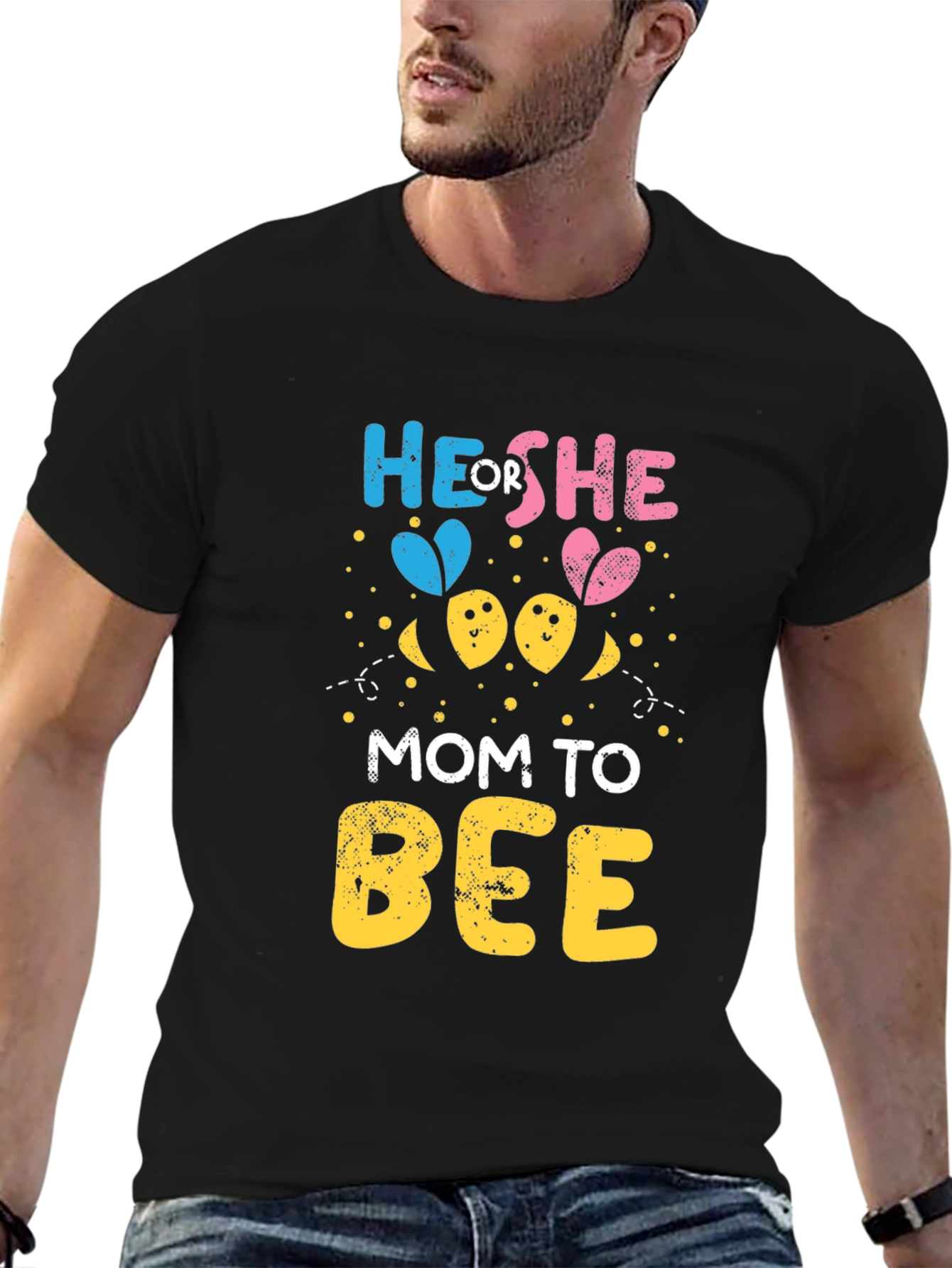 Mom to Bee Gender Reveal T-Shirt