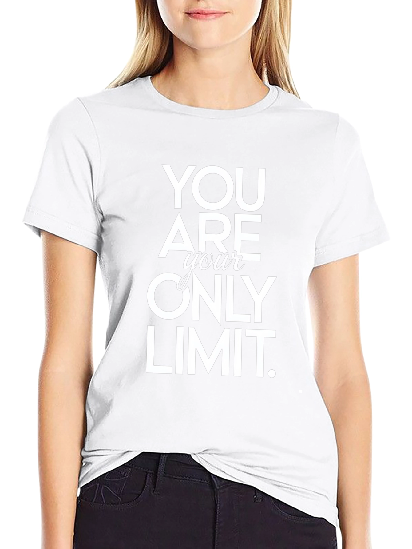 Motivational T-Shirt: You Are Your Only Limit - Black