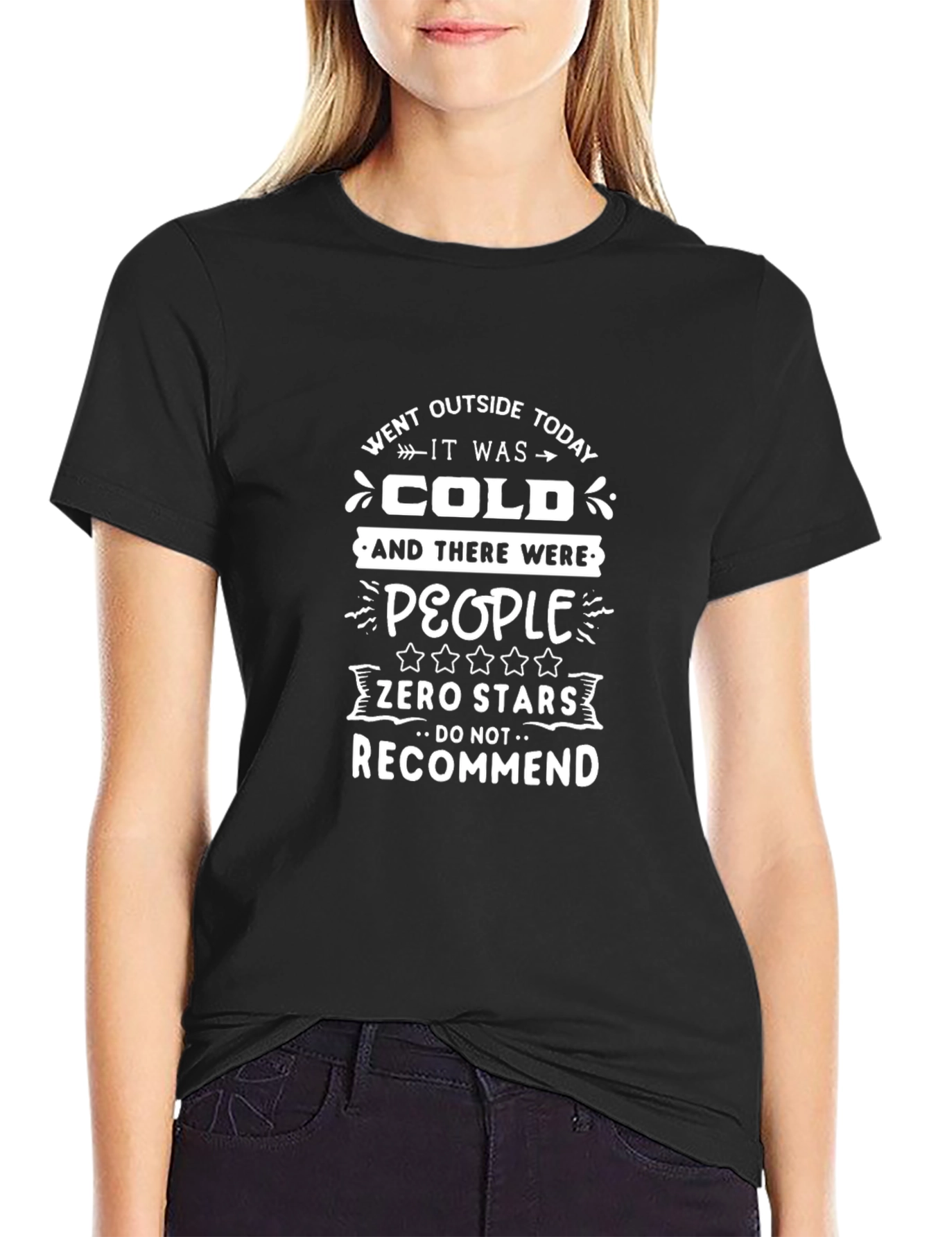 Funny Zero Stars Graphic Tee