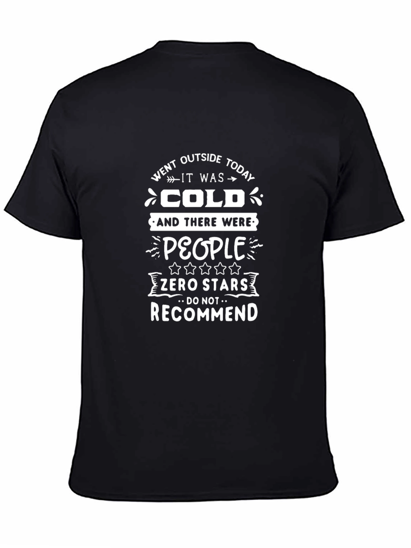 Funny Zero Stars Graphic Tee