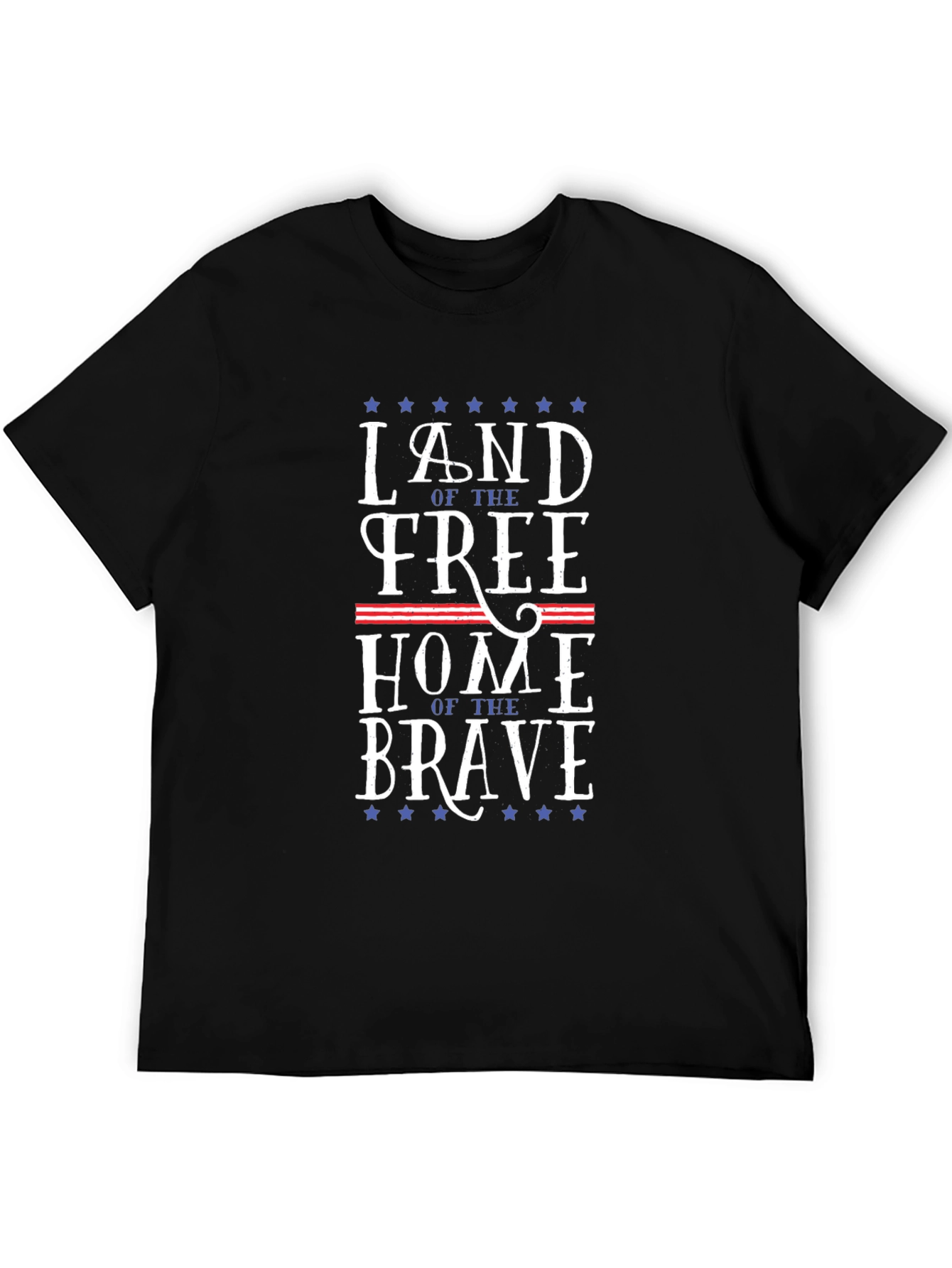 Land of the Free Patriotic Graphic Tee