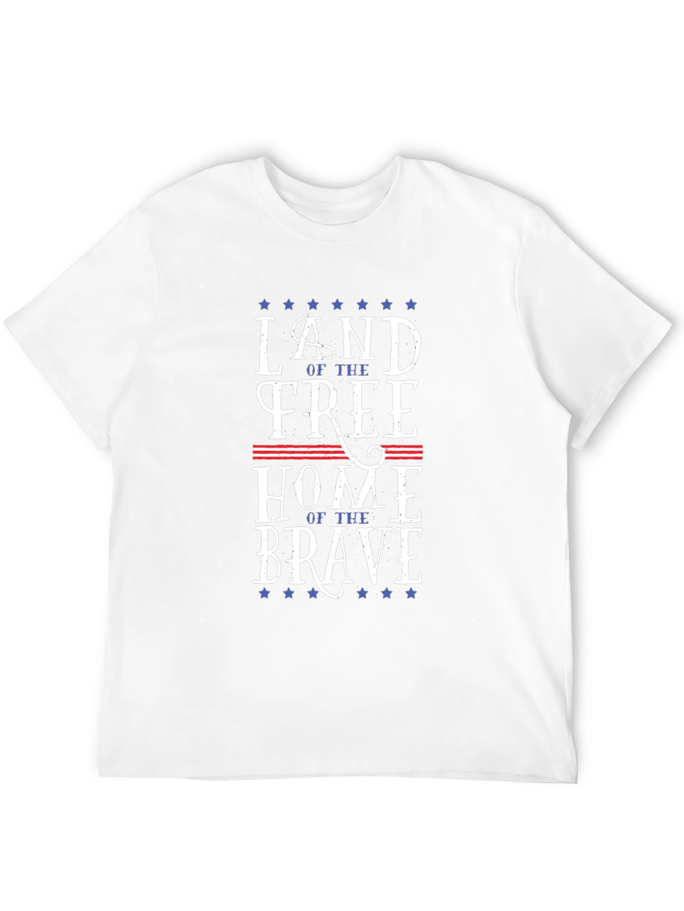 Land of the Free Patriotic Graphic Tee